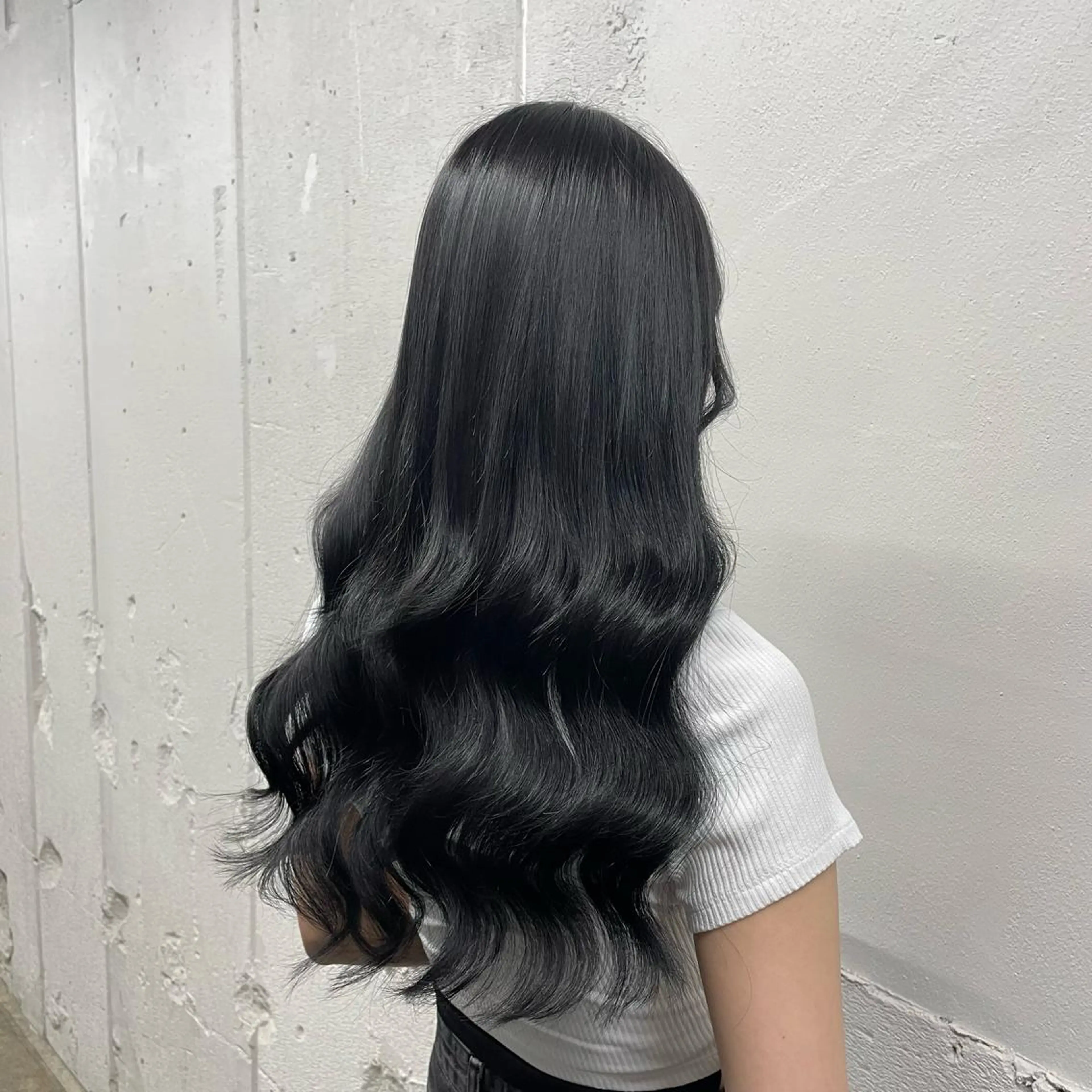 ロング カラー シールエクステ バレイヤージュ ミストバング ダブルカラー  フェイスフレーミング ヘアカラー エクステ 🧡艶髪ちゅるん髪 🫧🧡YUKI❄️のヘアスタイル