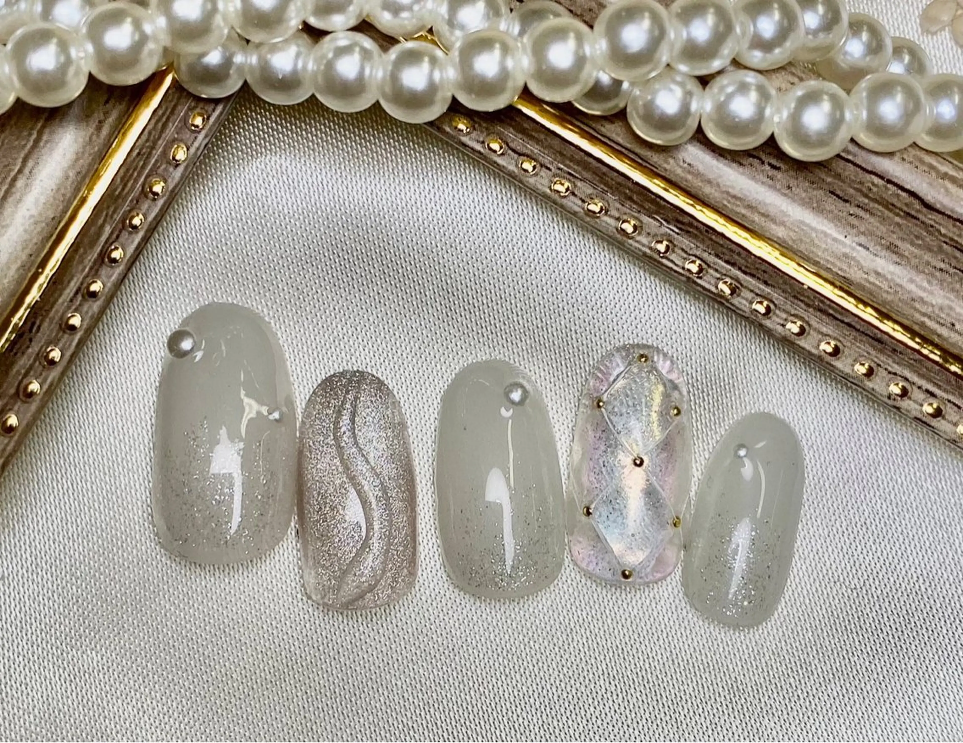 ネイル ハンドネイル プティリボン 武蔵小金井店のネイルデザイン