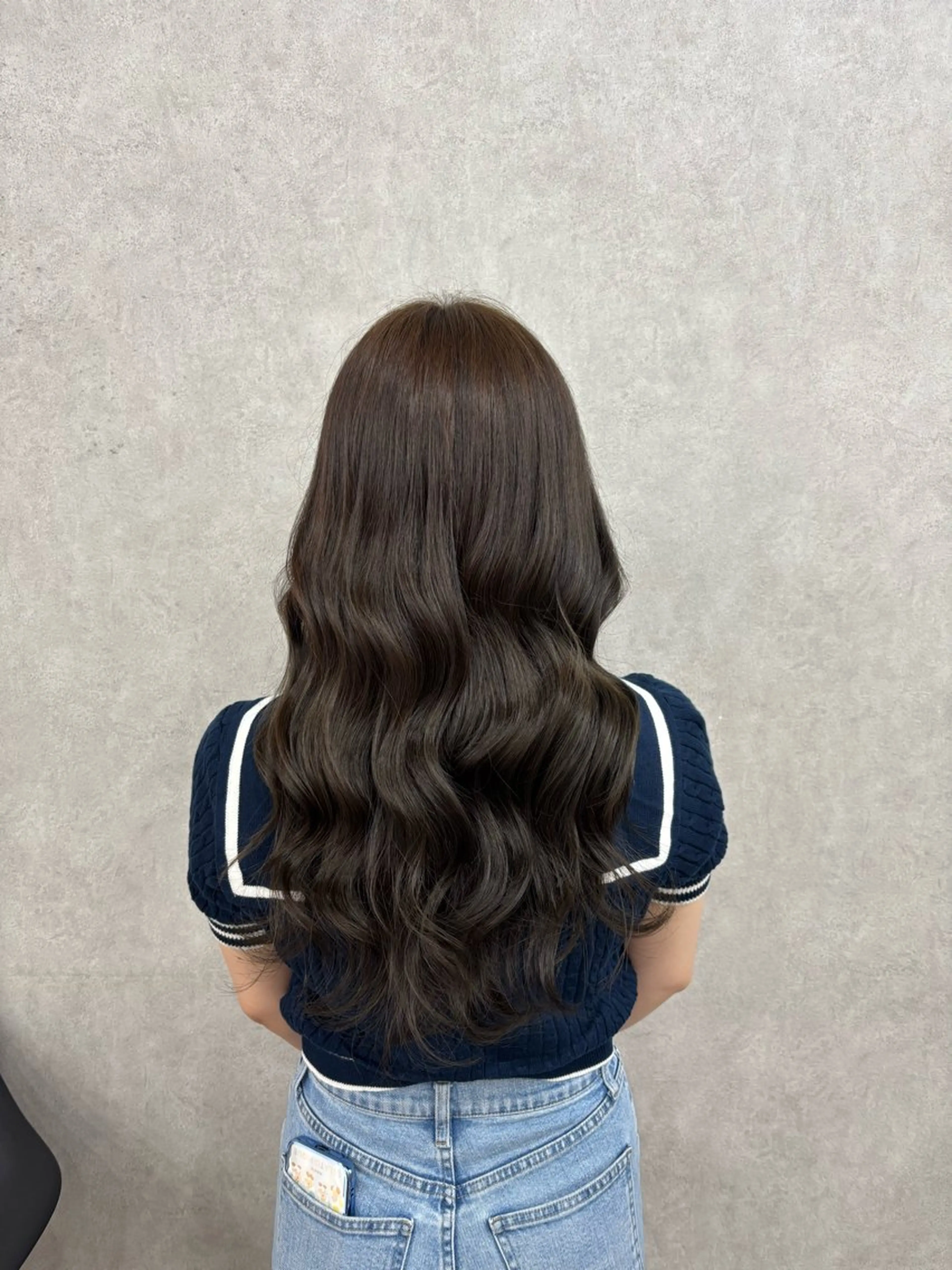 ロング カラー 倉澤 愛理のヘアスタイル