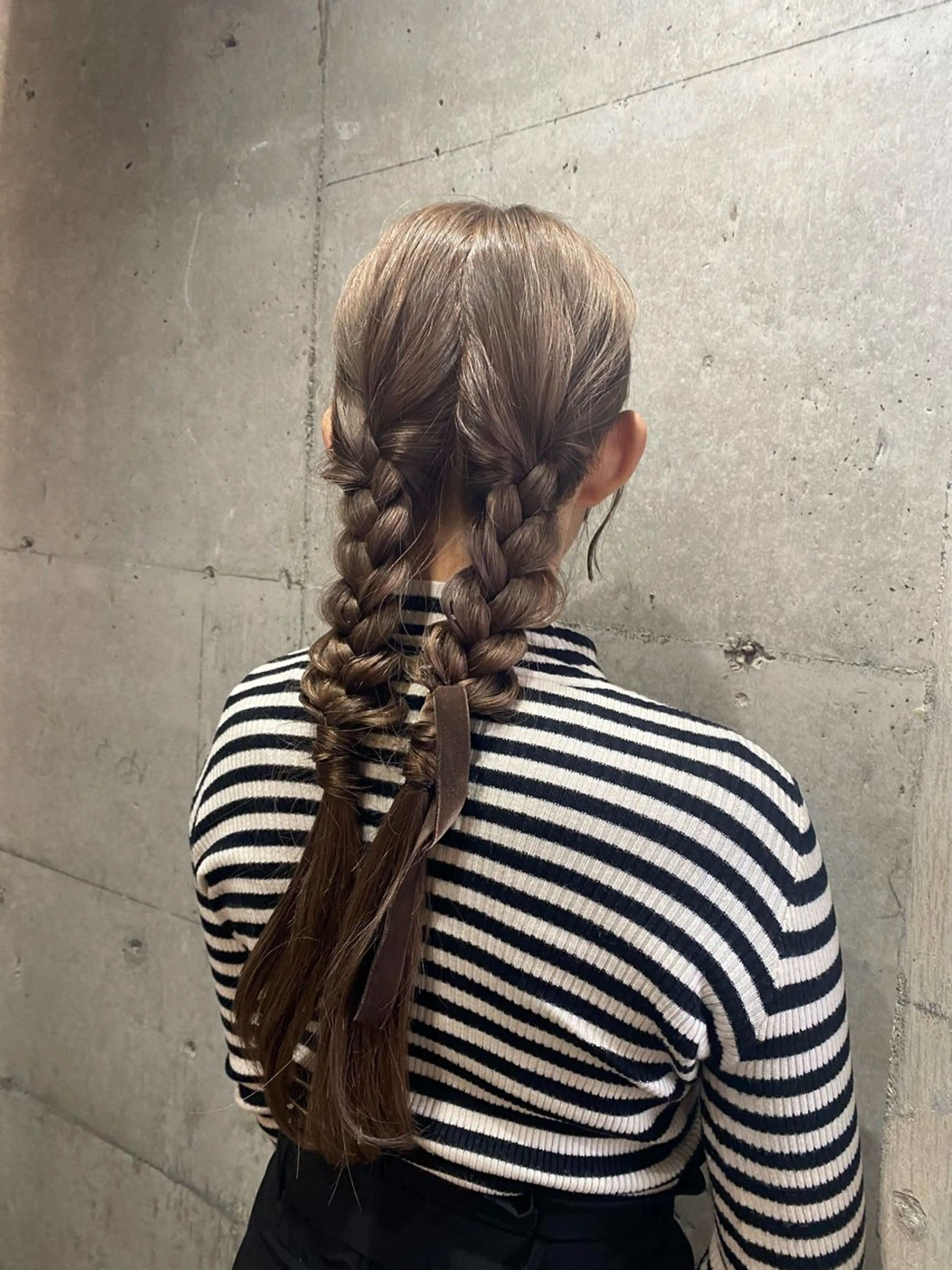 ロング カラー ヘアアレンジ フリーランス美容師 MIZUKIのヘアスタイル