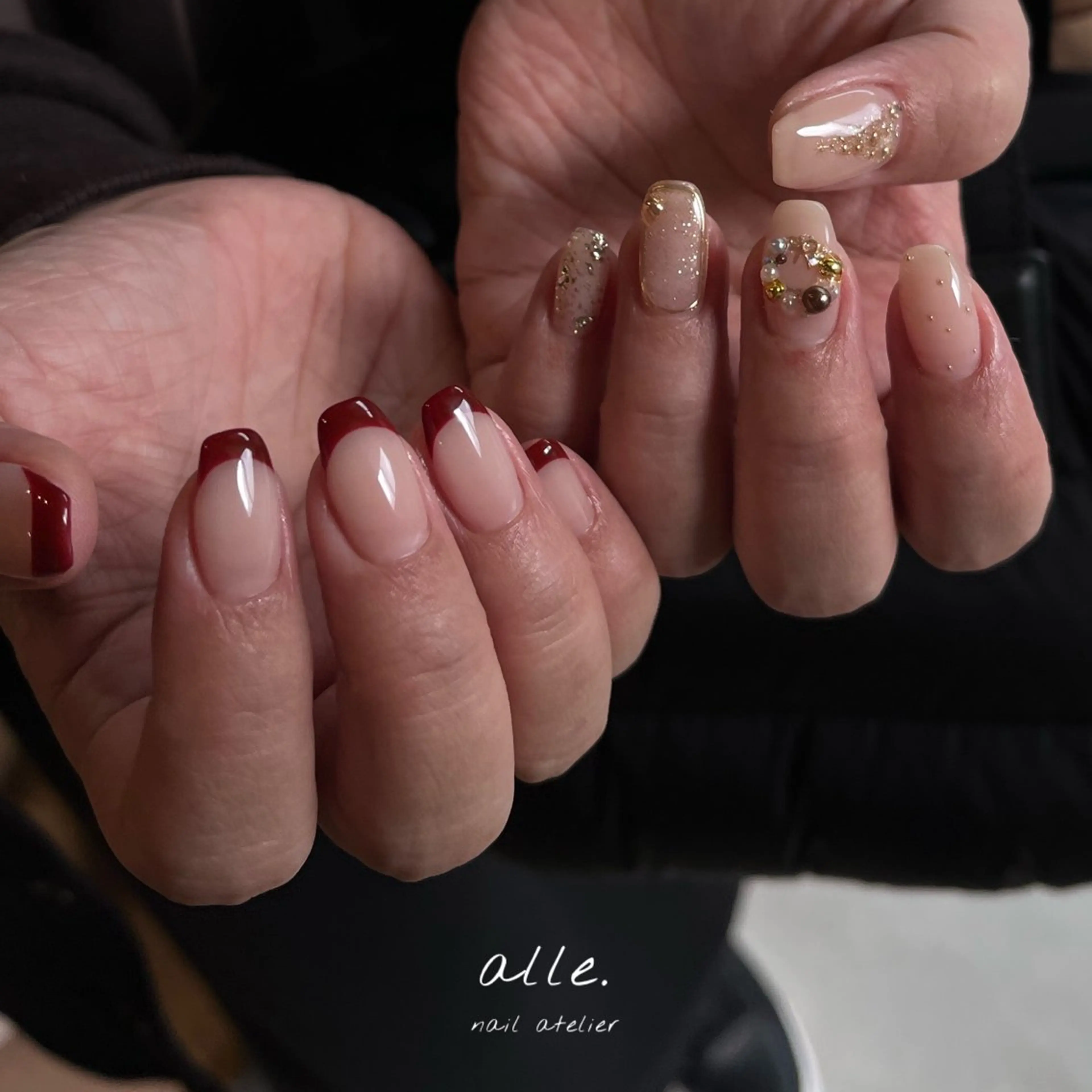 ネイル ハンドネイル atelier alle.のネイルデザイン