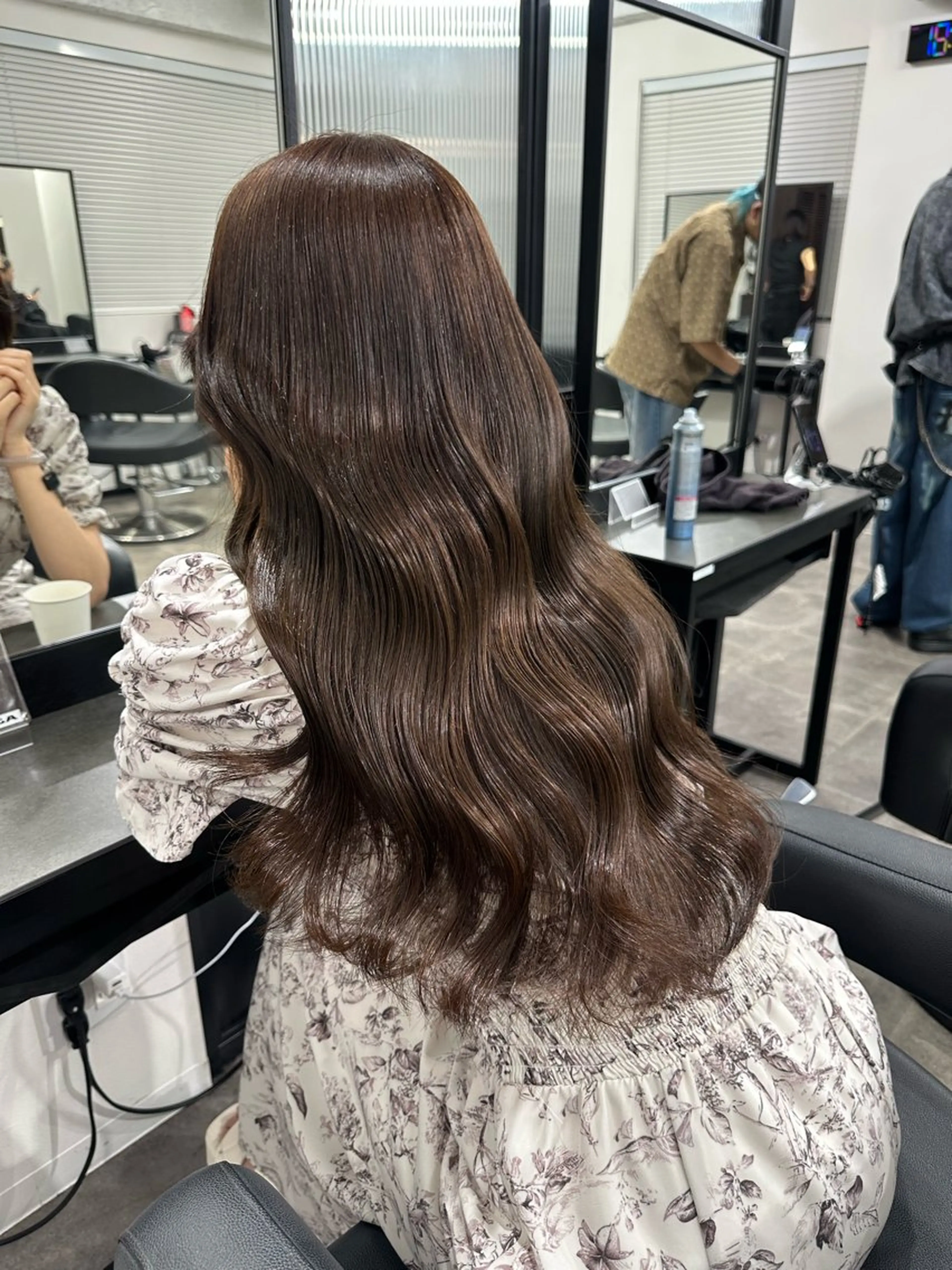 カラー ヘアカラー トリートメント ブリーチ縮毛矯正加藤 赤み無し透明感ヘアのヘアスタイル