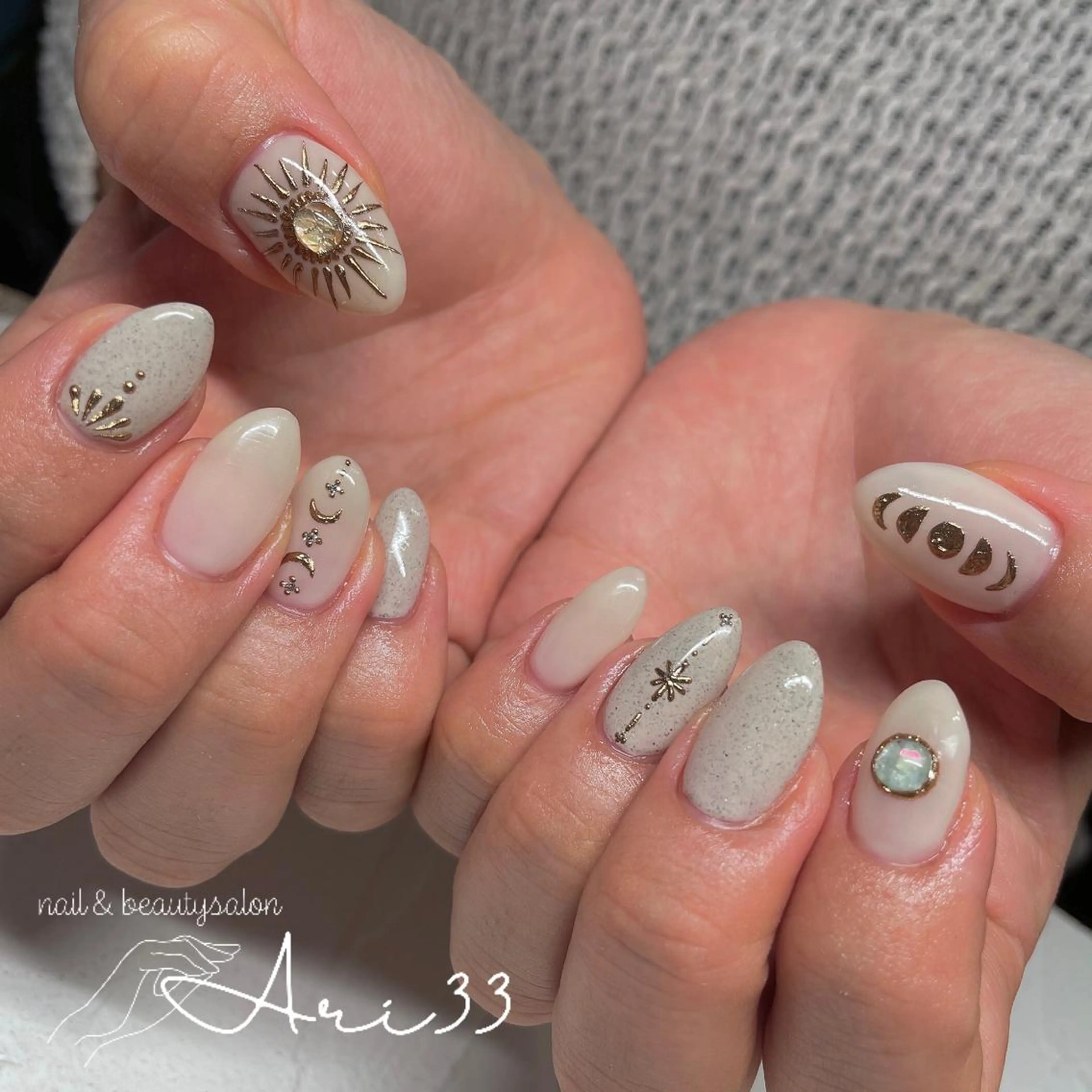 ネイル ハンドネイル プライベートサロン Ari33nailのネイルデザイン
