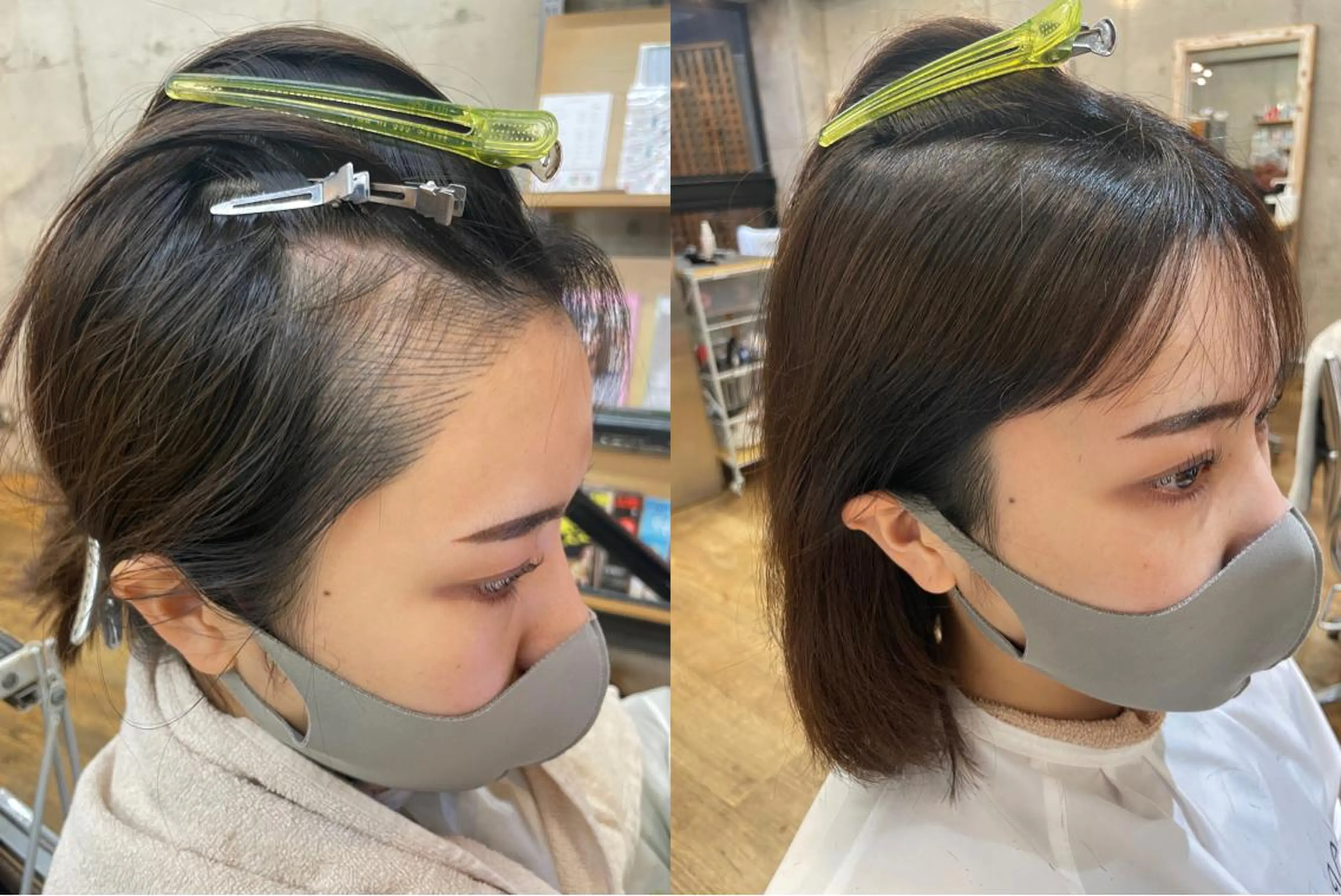 ショート カラー 顔周りカット カット GrandStory SALON NAKAMEGURO所属・中目黒駅徒歩3分🌼 natsuのマツエク・マツパデザイン