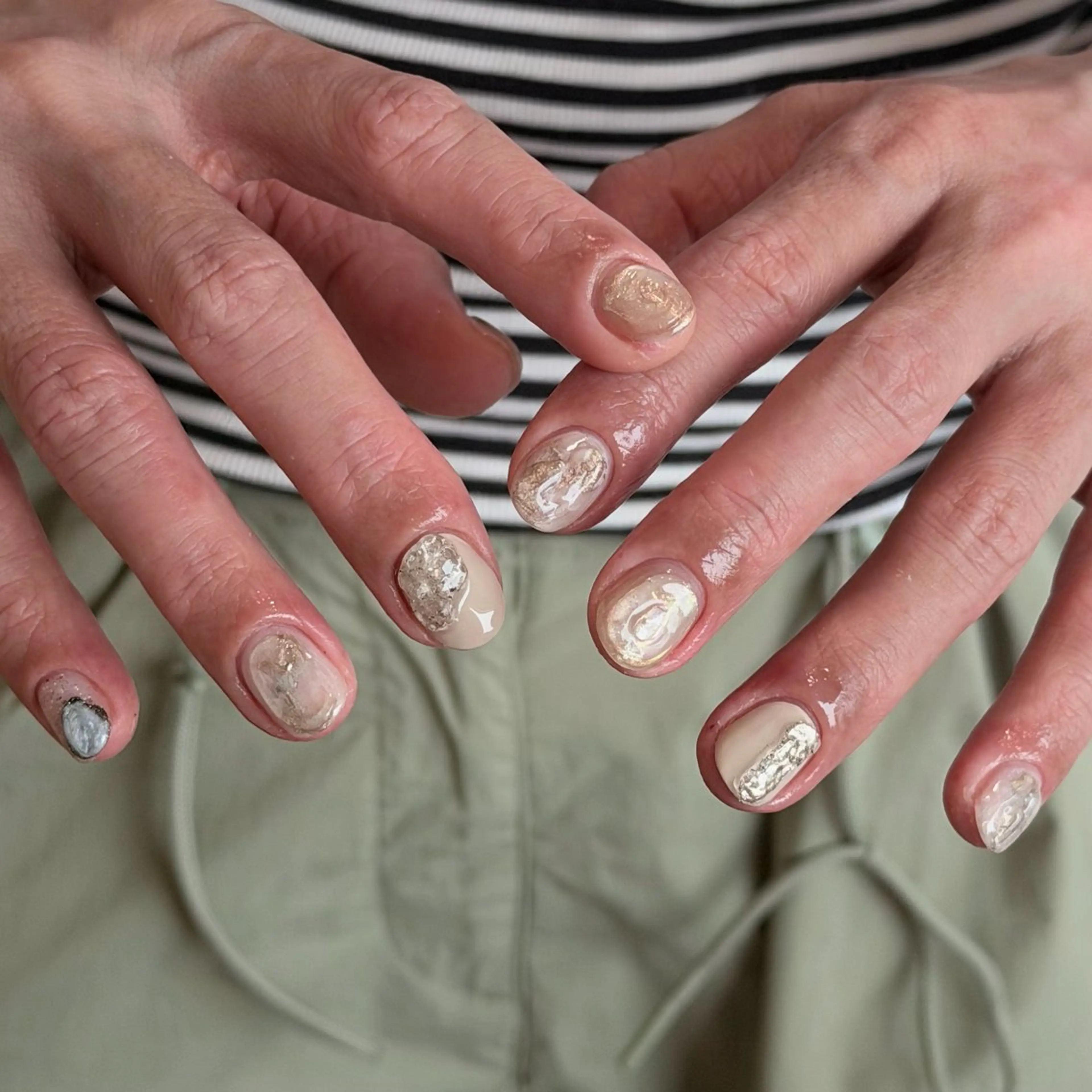 ネイル ハンドネイル 🎀フェイ フェイ🫧💗のネイルデザイン