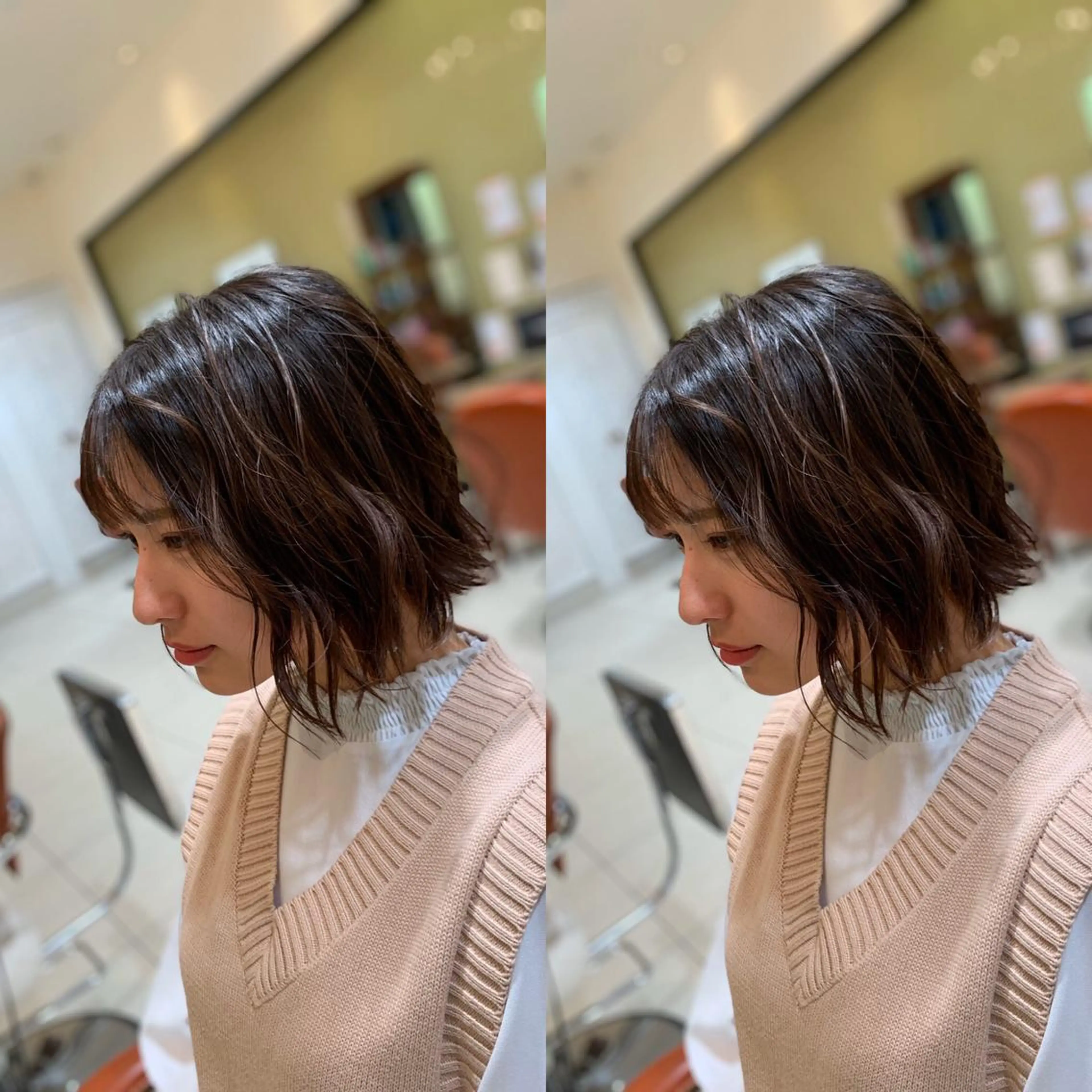 デザインカット+デジタルパーマ+トリートメントの写真