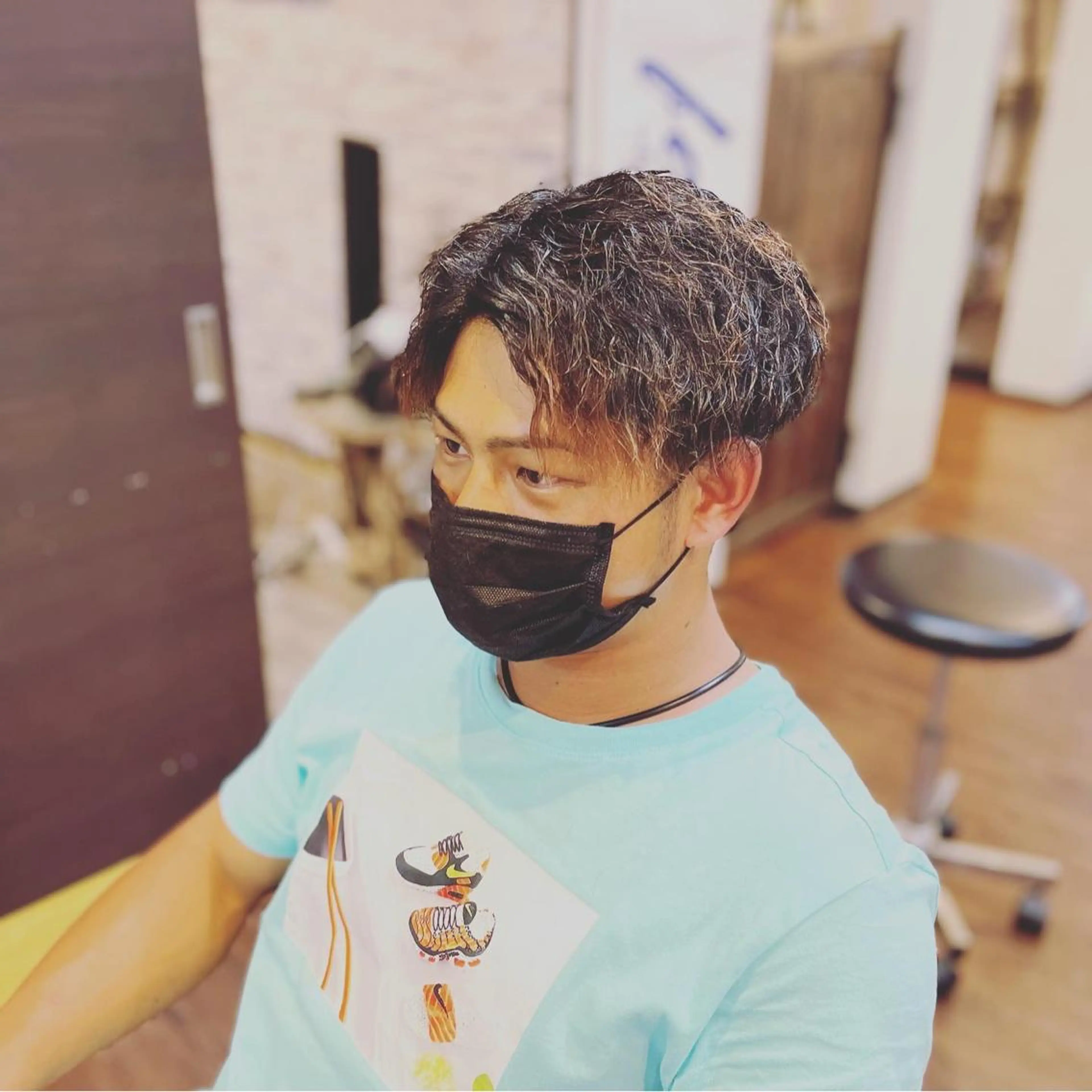 ショート パーマ メンズ ✨平日直前割り必見✨ 中山大輔のヘアスタイル