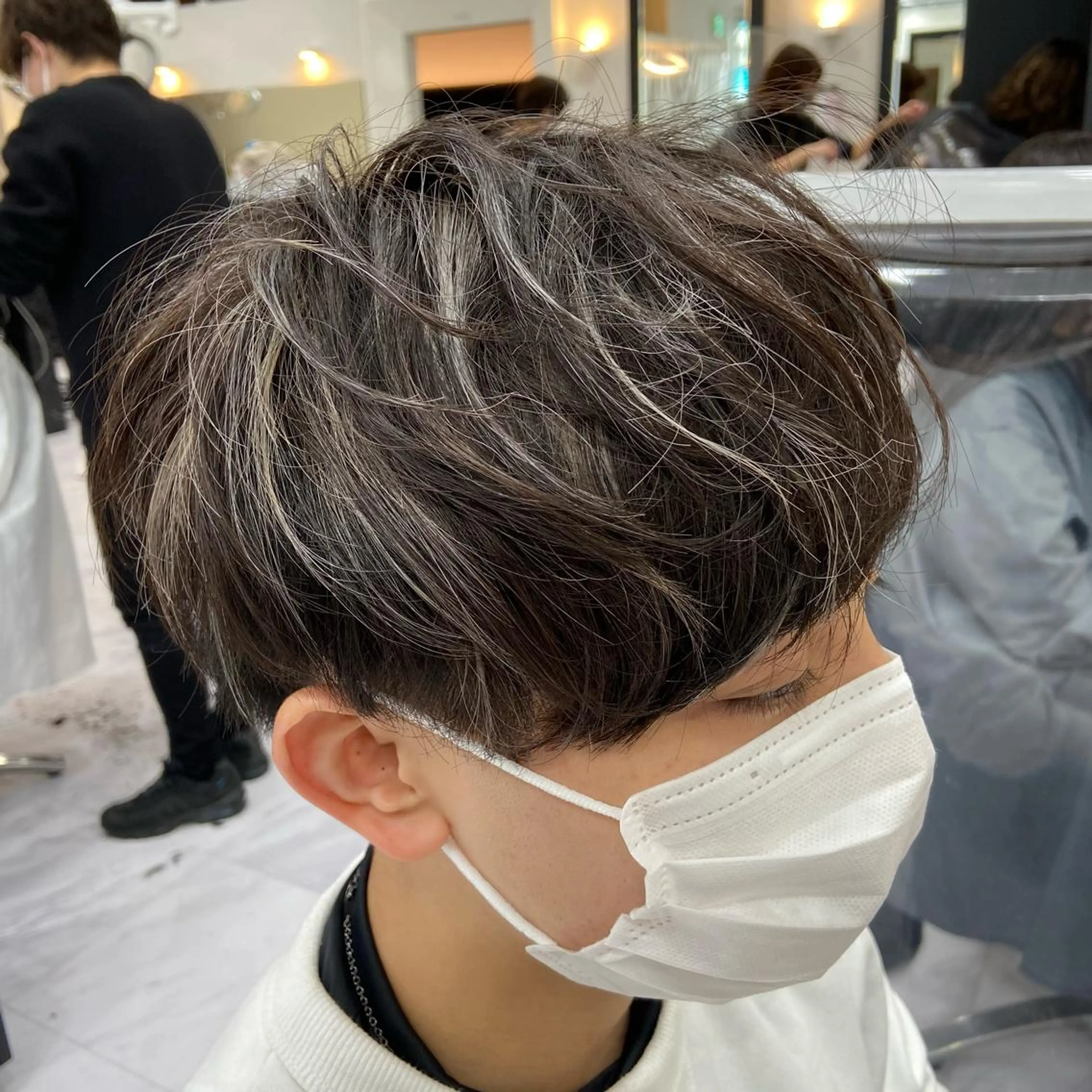 カラー メンズ Luce 杉本のヘアスタイル