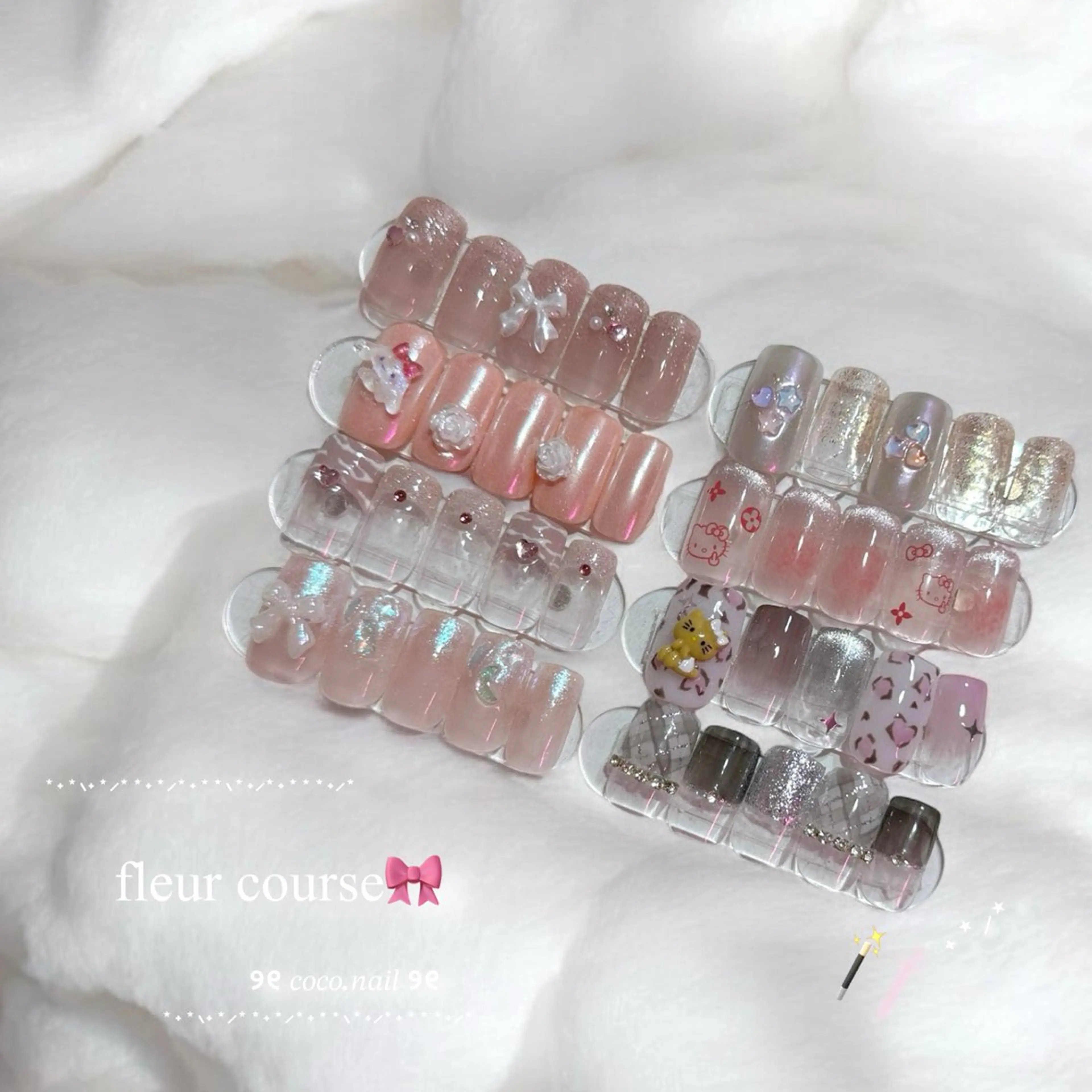 ネイル ハンドネイル lili.nail y2k/長さ出しのネイルデザイン