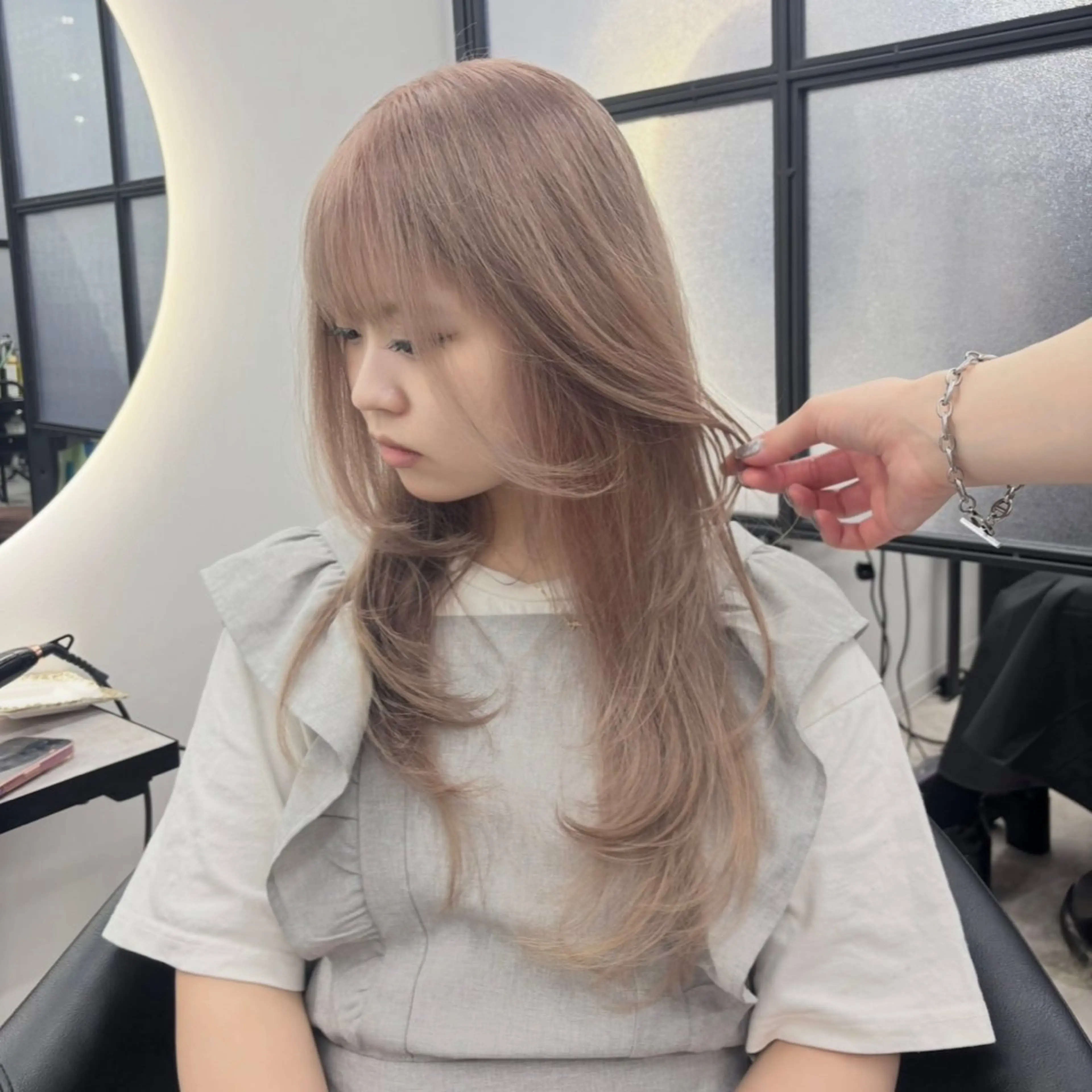ロング カラー ヘアカラー Ren. 🦋デザインカラーのヘアスタイル