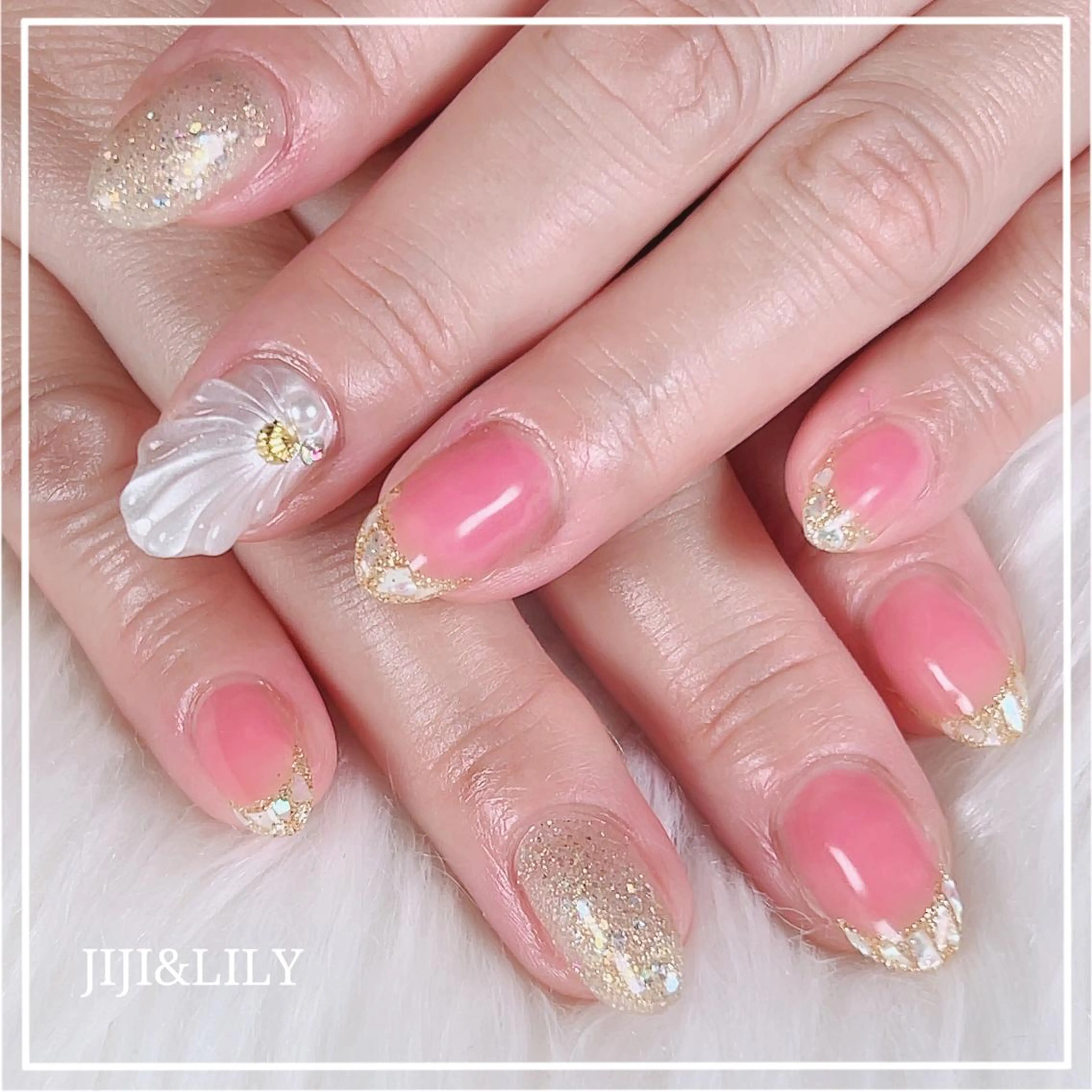 ネイル フレンチネイル ハンドネイル 豊田 圭子のネイルデザイン