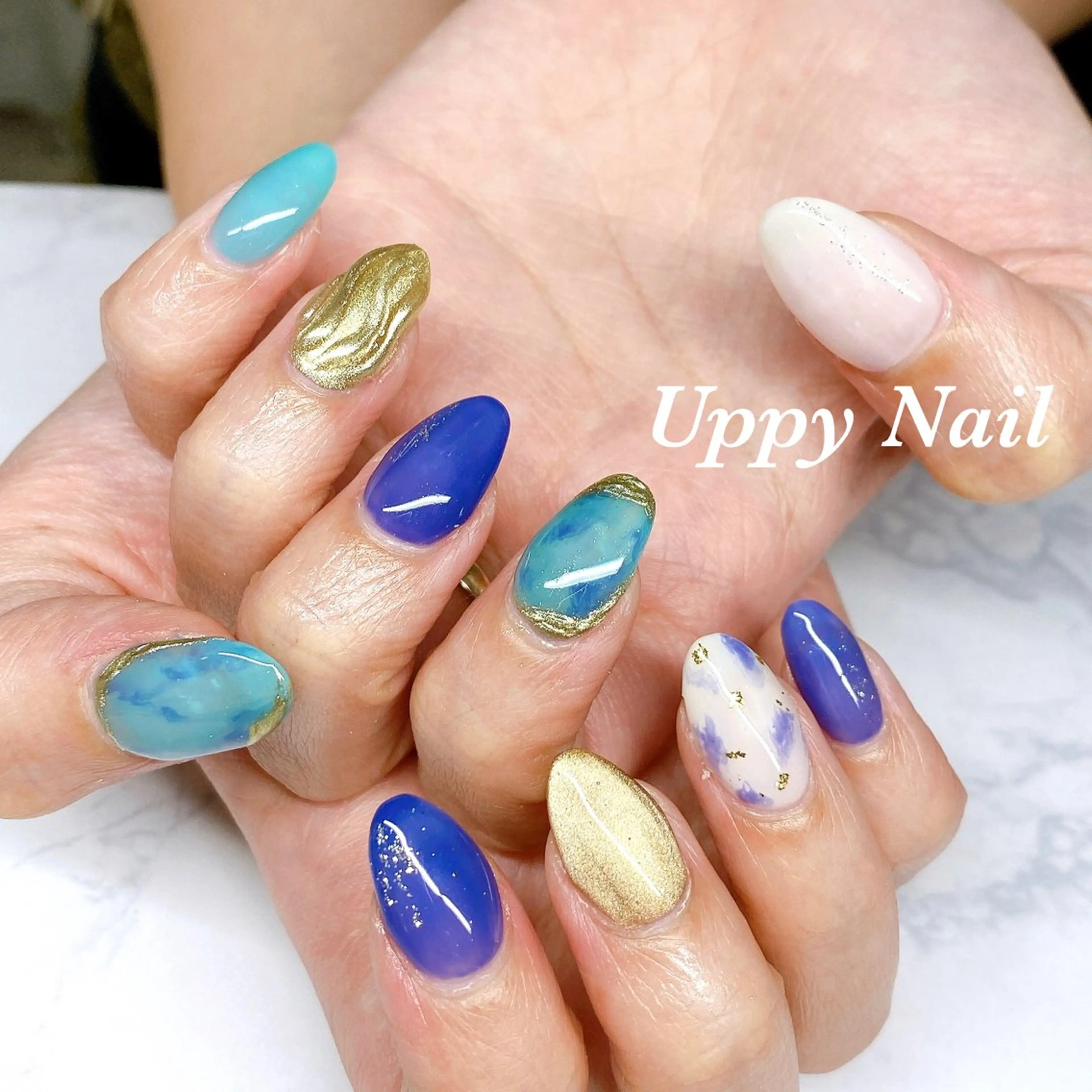 ネイル ニュアンスネイル ハンドネイル Uppy Nail ukyoのネイルデザイン