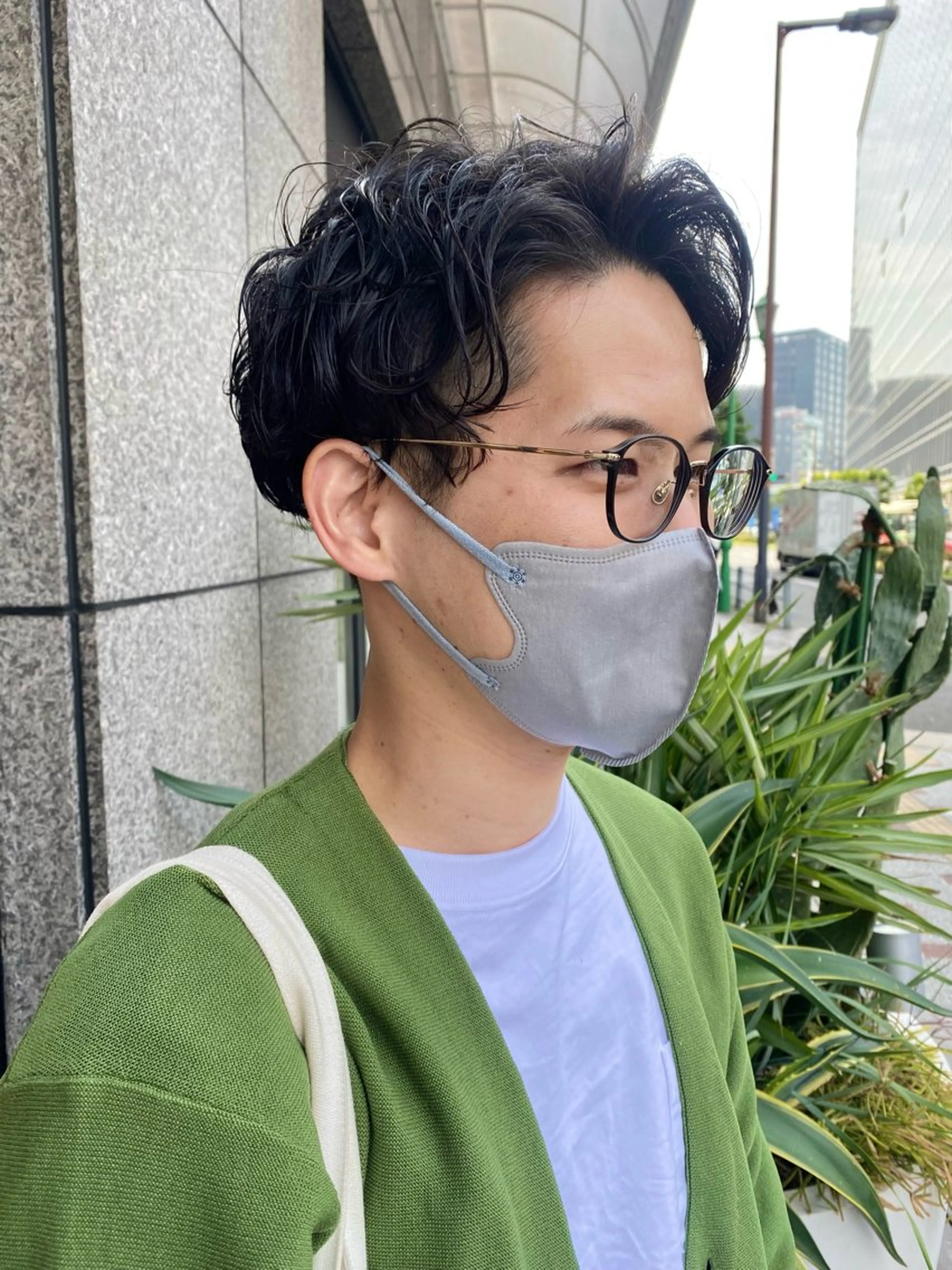 ショート パーマ メンズ 艶髪🌟髪質改善✨ Zinaヤマダ チサのヘアスタイル