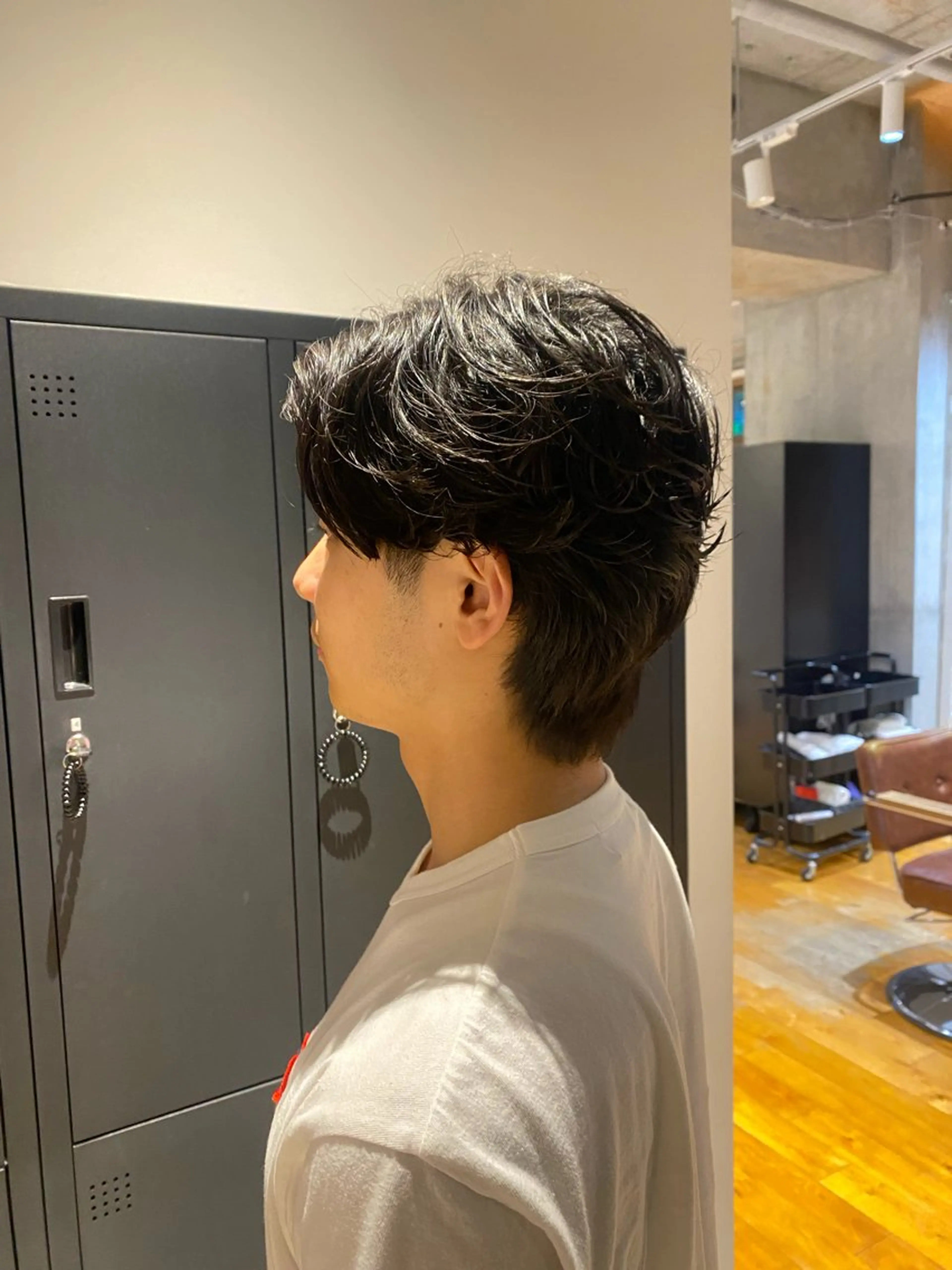 【メンズ限定】カット✂️+ベーシックパーマ+炭酸泉🫧+眉カットの写真