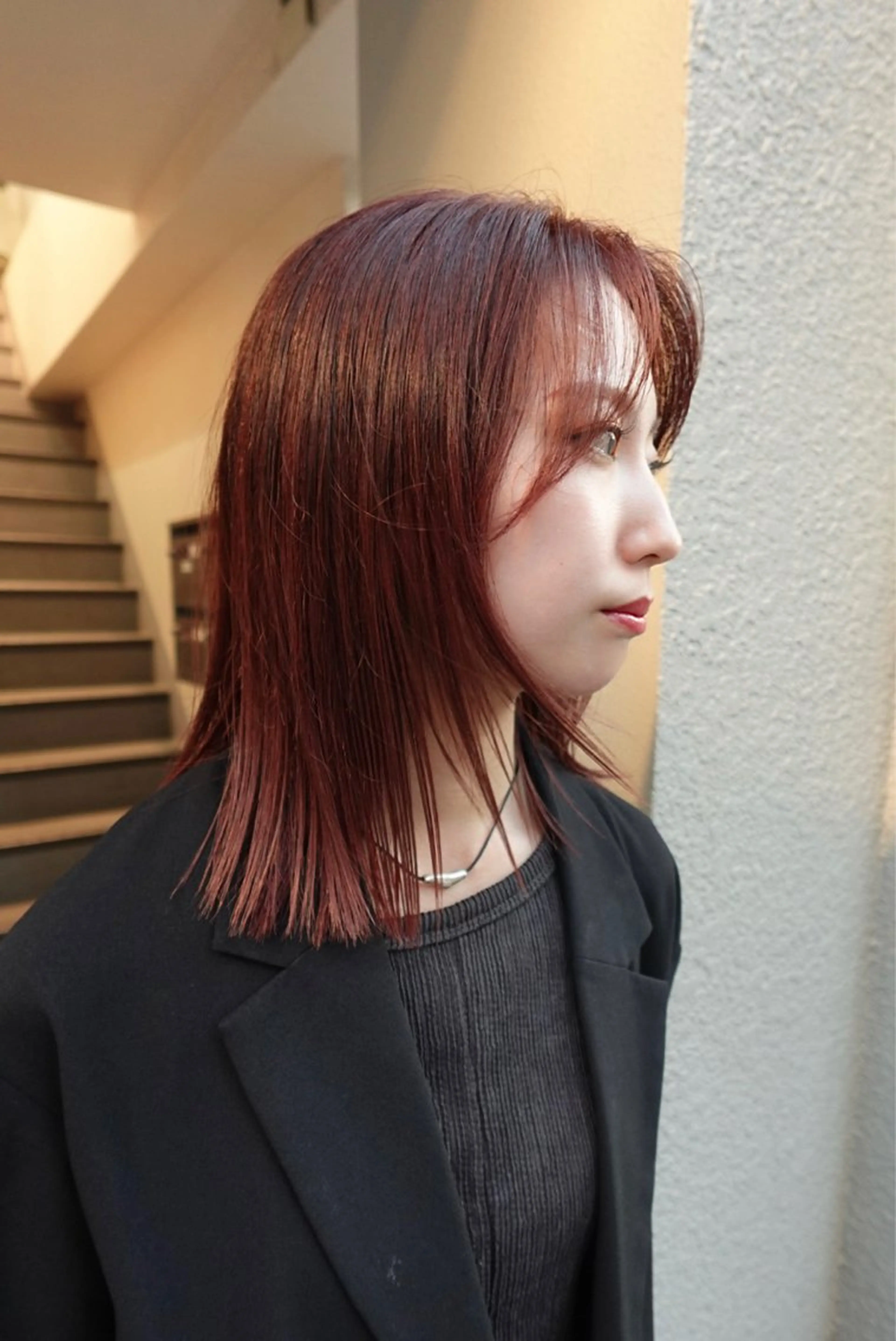 カラー Non/立川/暖色 🌏艶髪/Aujuaのヘアスタイル