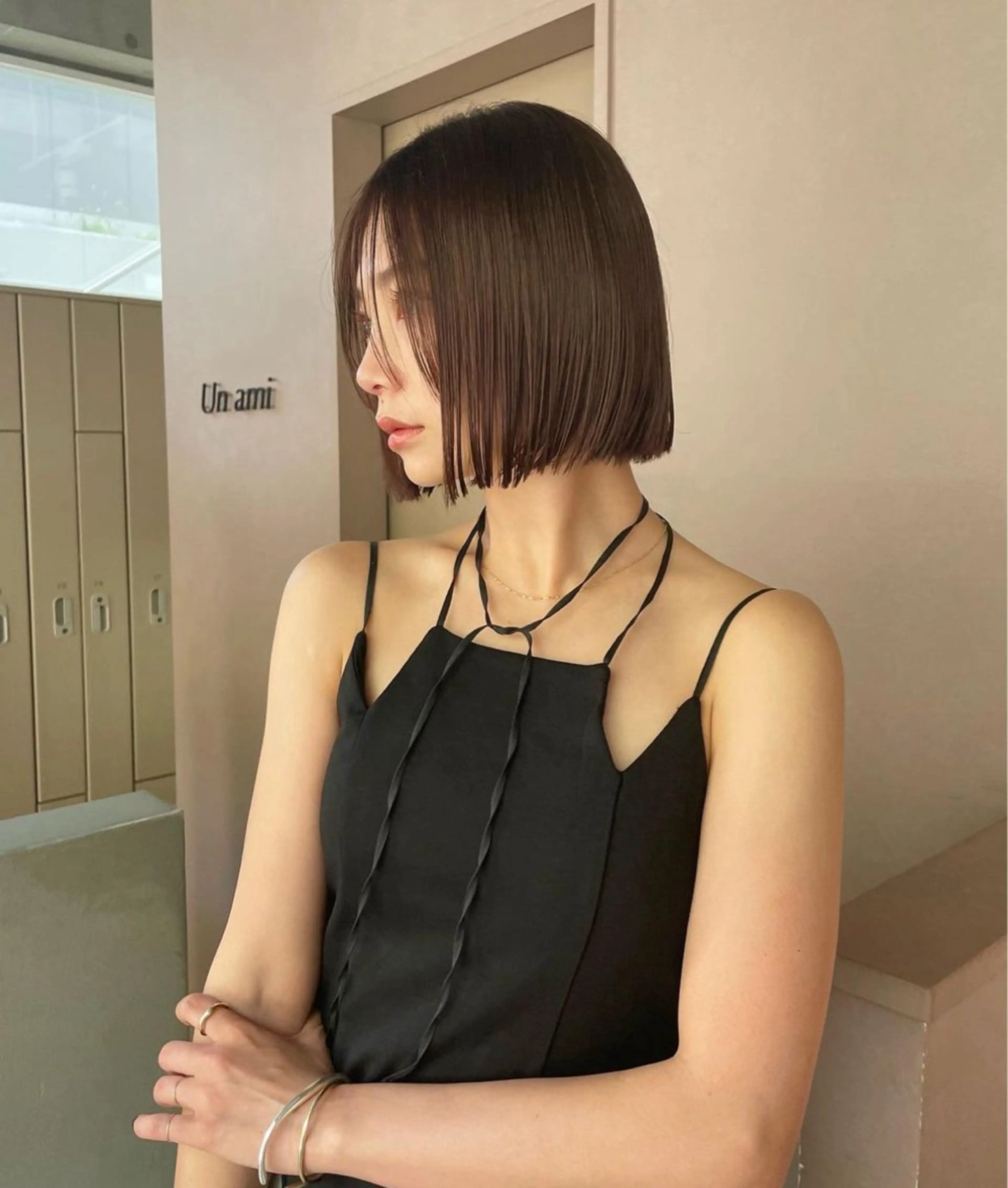 ショート カラー ヘアアレンジ ダブルカラー ボブ 髪質改善 縮毛矯正 トリートメント カット ヘアカラー 脇野 茉優のヘアスタイル