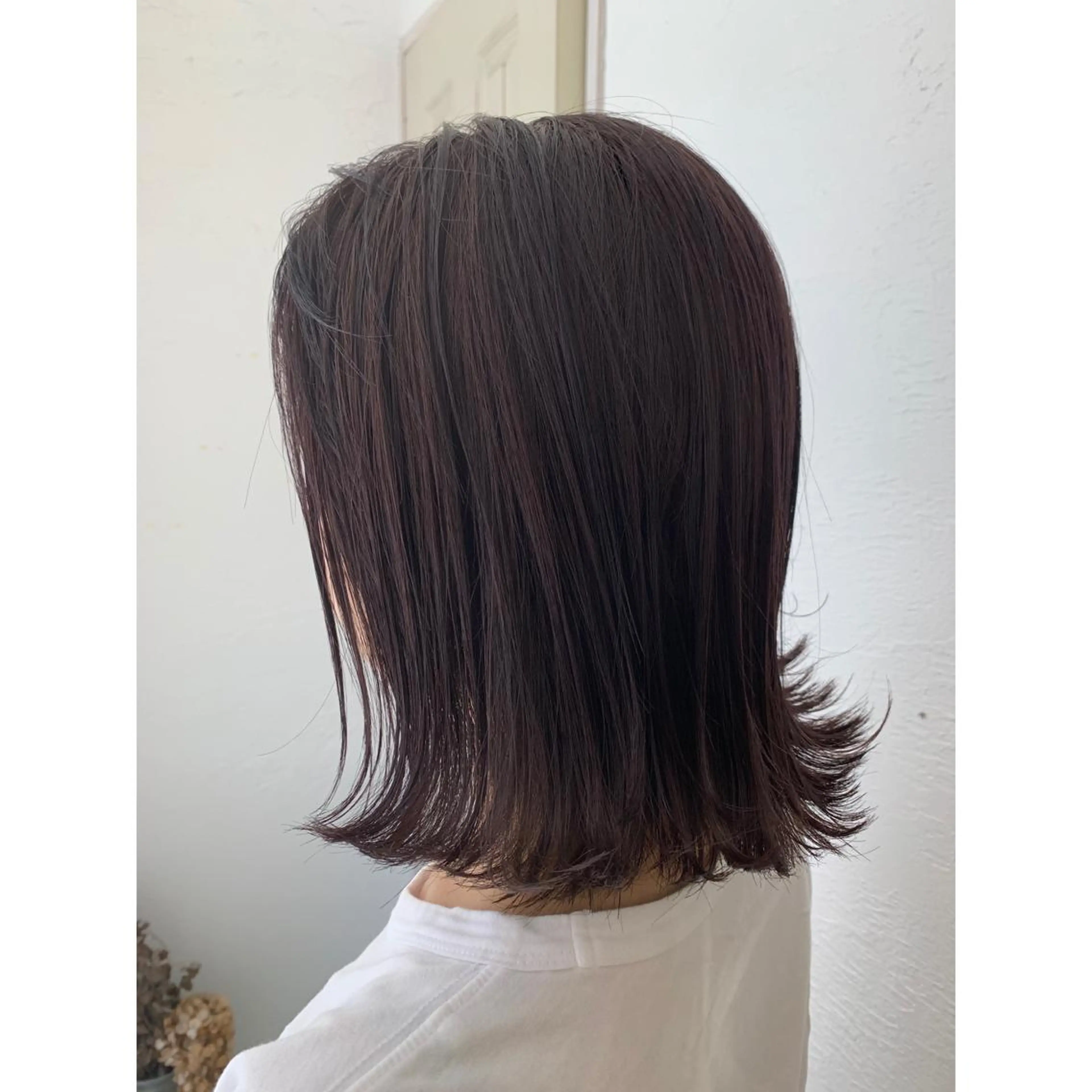 ミディアム カラー カット ヘアカラー fio マナミのヘアスタイル