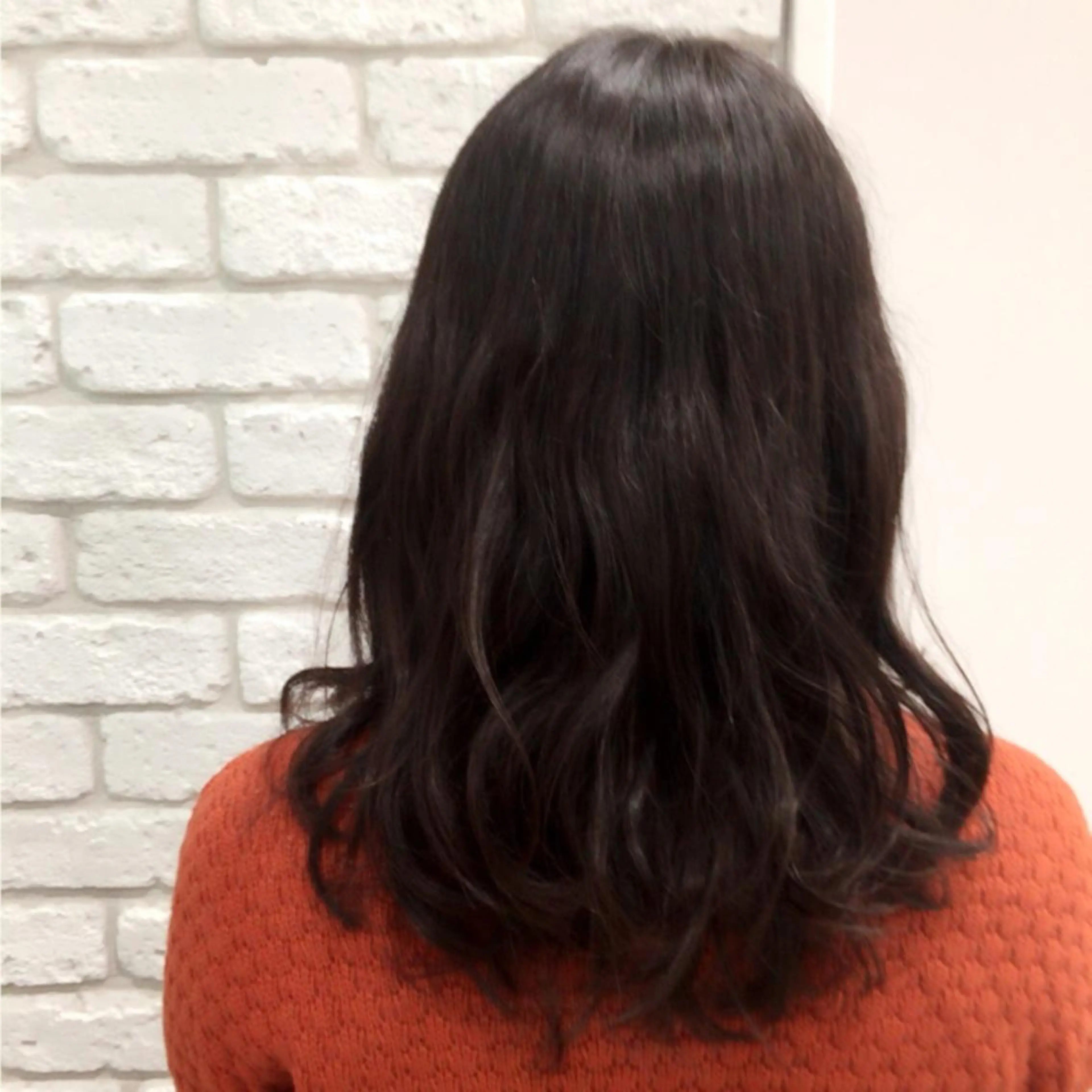 ミディアム セミロング ロング パーマ ミディアムパーマ セミロングパーマ 透明感♡︎♡︎ 佐々木早苗のヘアスタイル