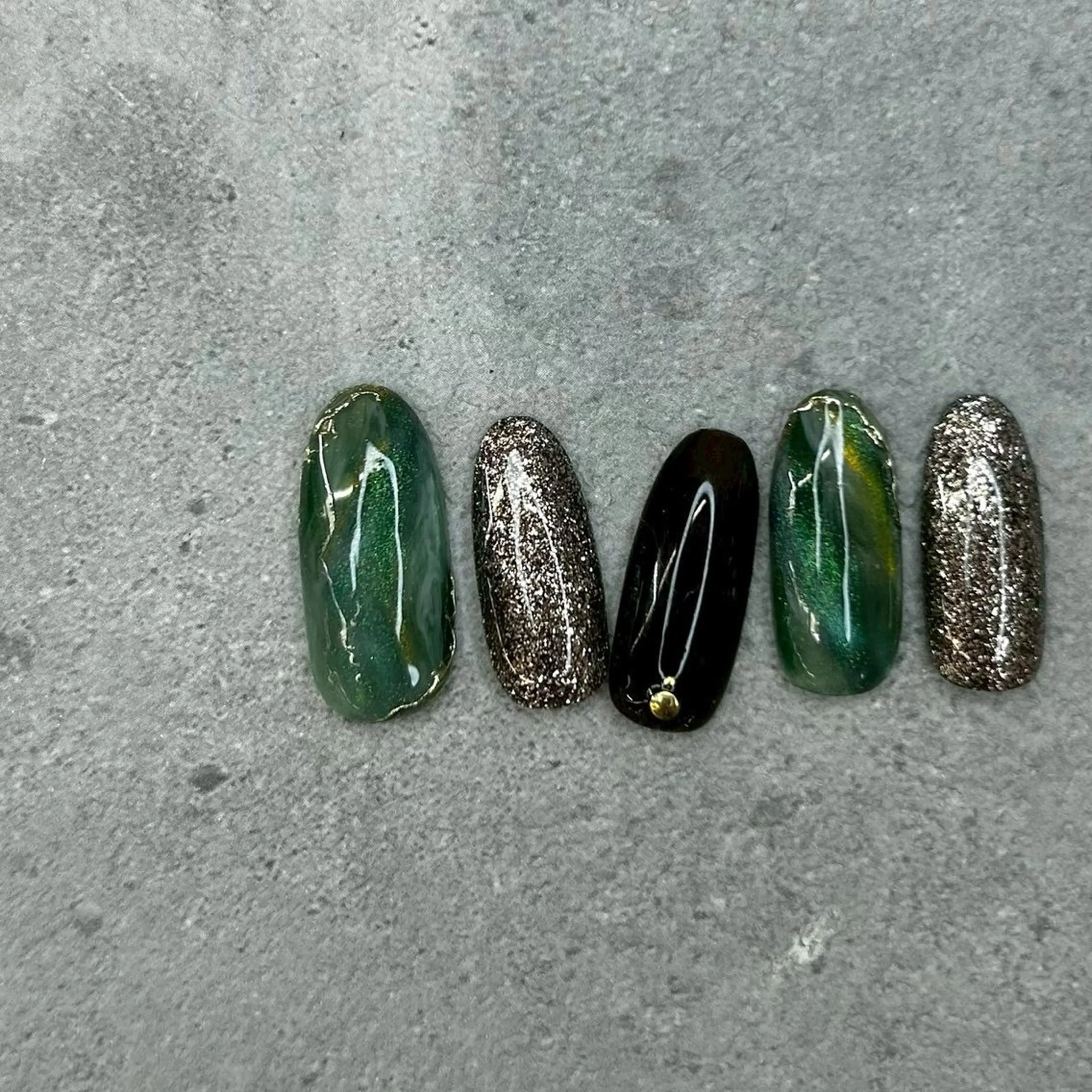 ネイル ⭐︎休業中の練習⭐︎ JNA認定講師髙橋のネイルデザイン