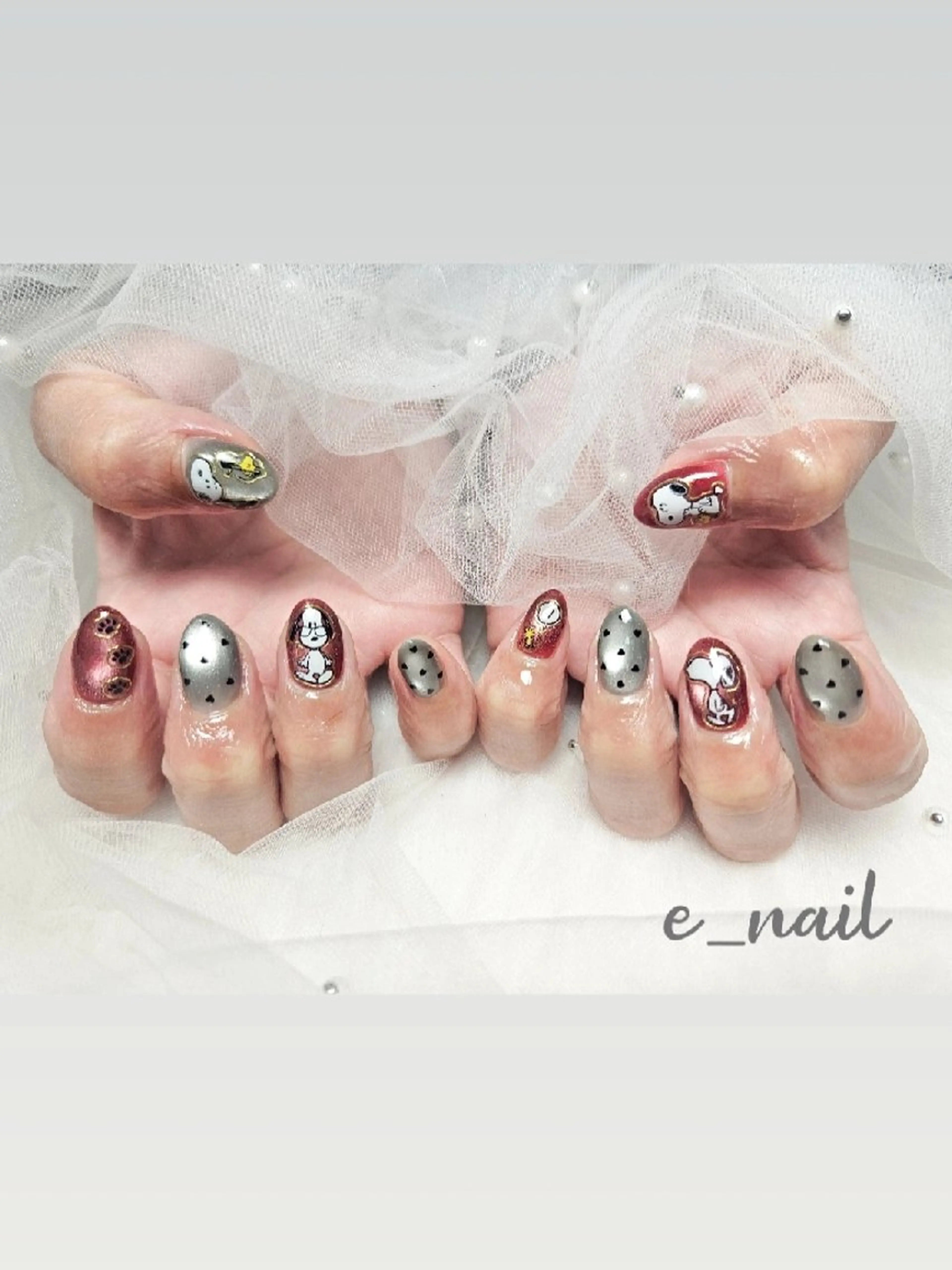 ネイル e_nail🍀自宅 サロン八潮eri☆　のネイルデザイン