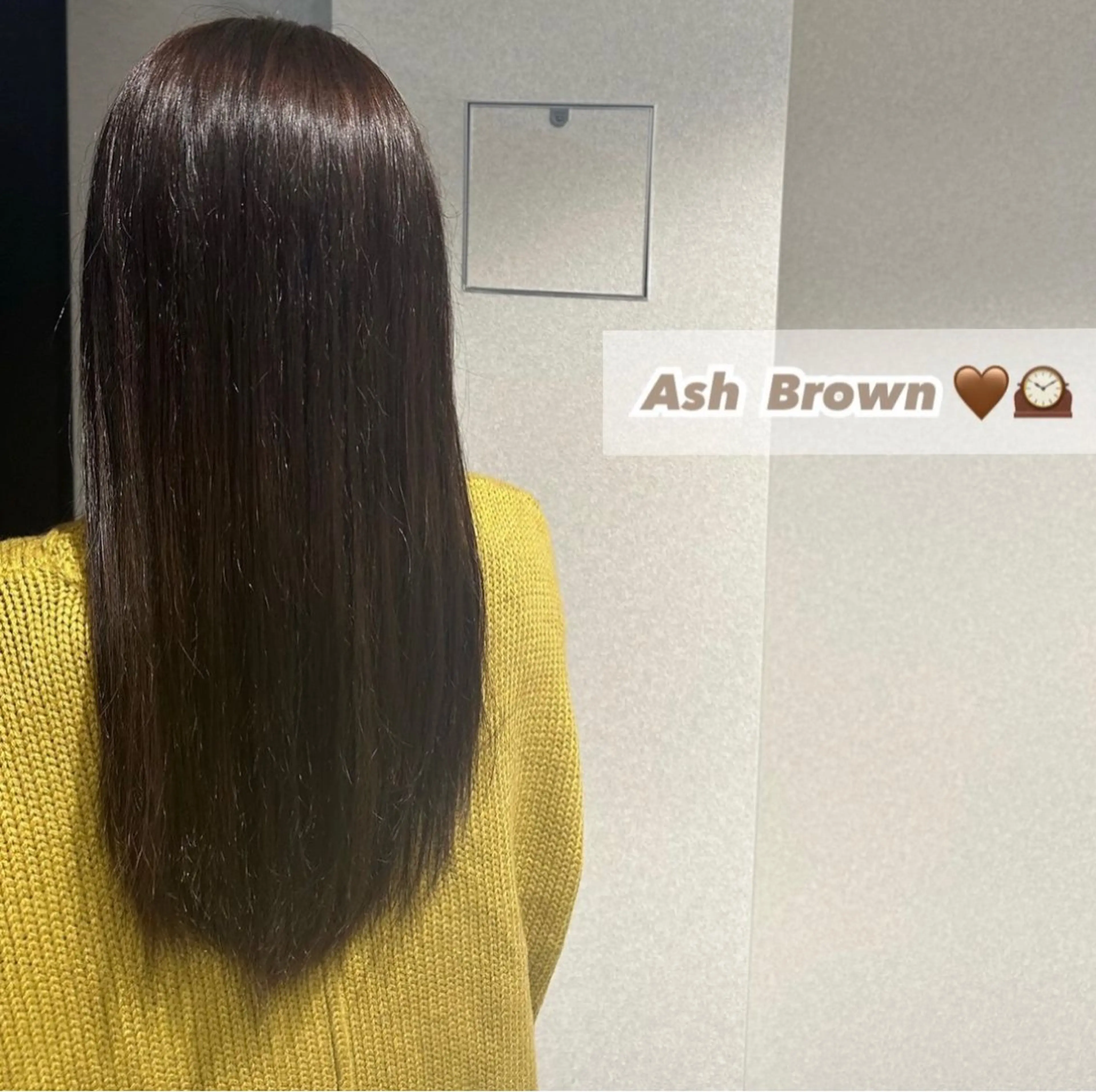 ロング アッシュ 福井 優羽のヘアスタイル