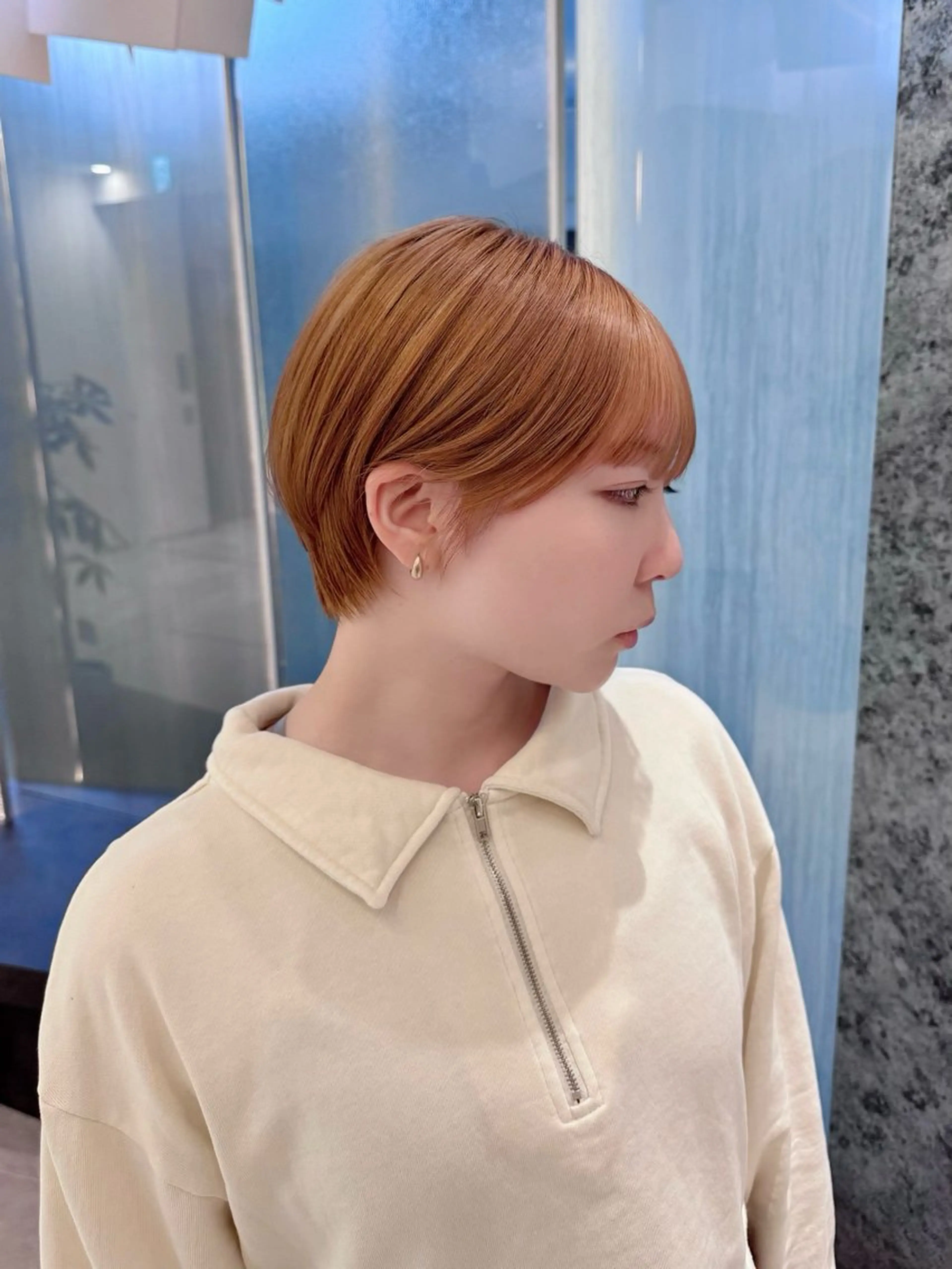 ショート カット ヘアカラー トリートメント カット特化 /BLUET/新宿のヘアスタイル