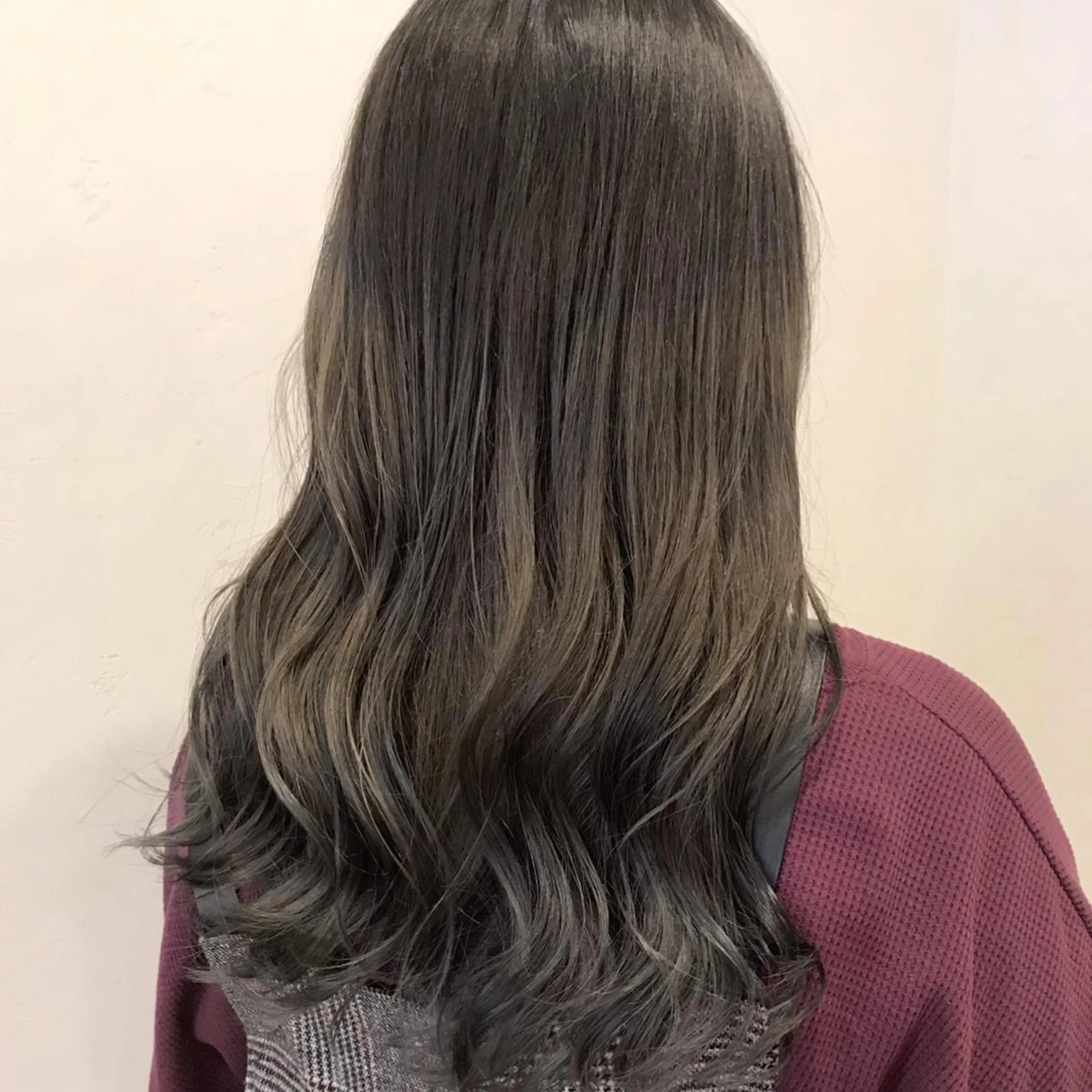 セミロング カラー メンズ限定クーポン シェアサロン博多のヘアスタイル