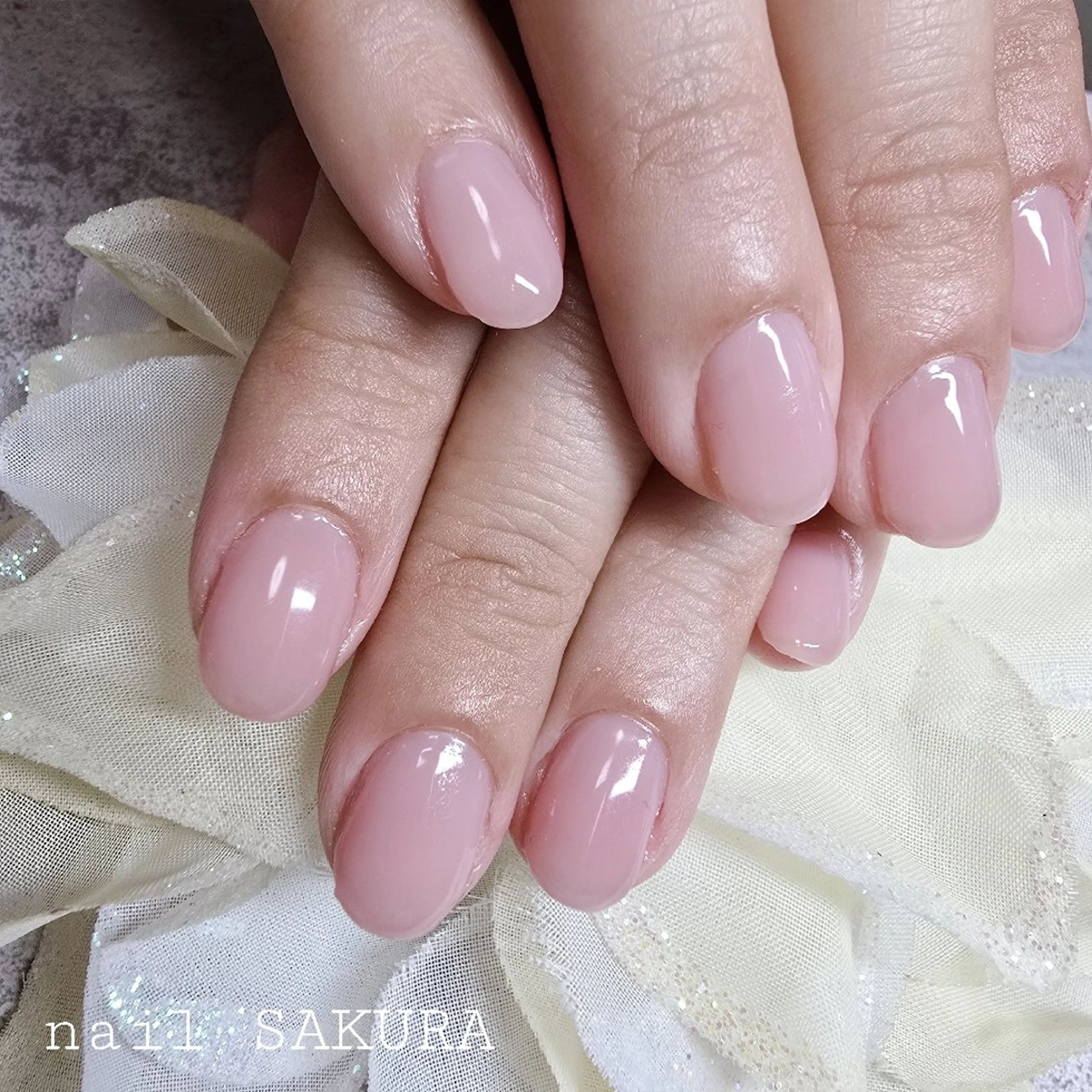 ネイル ワンカラーネイル nailSAKURA さとうゆきえのネイルデザイン