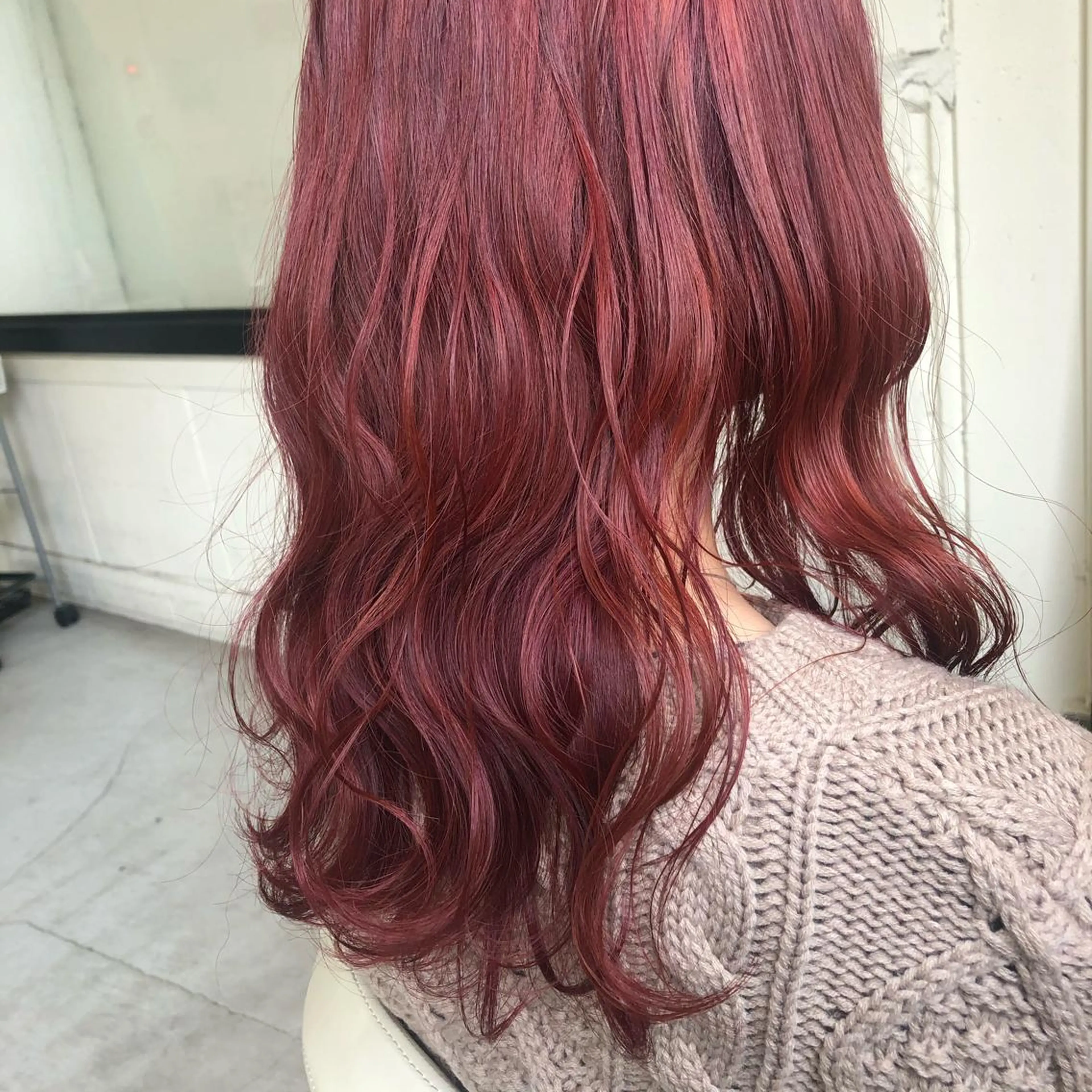 ミディアム カラー カット ヘアカラー 小森 樹奈のヘアスタイル