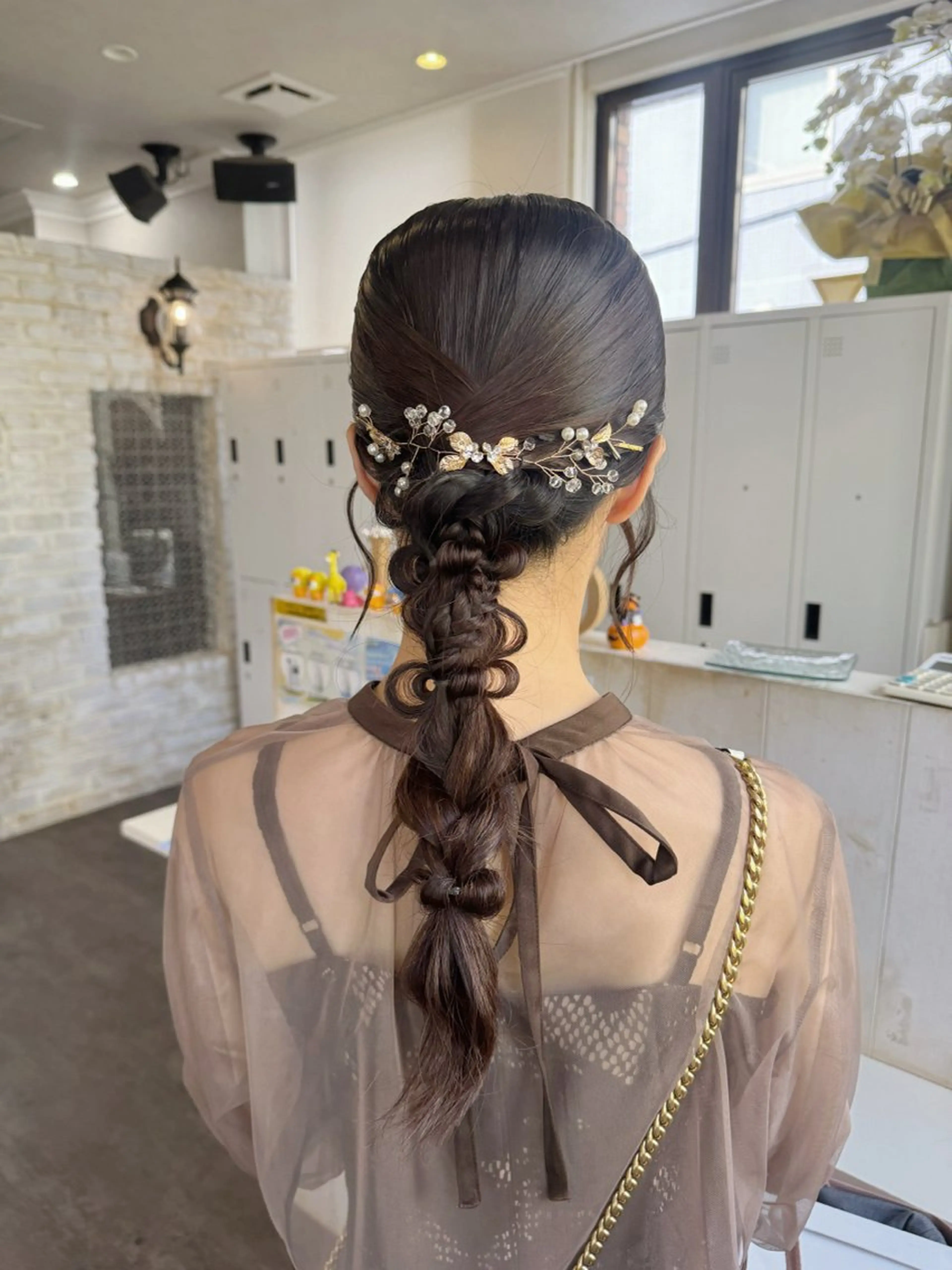 ロング カラー🫧アレンジ 🎀REIMIのヘアスタイル