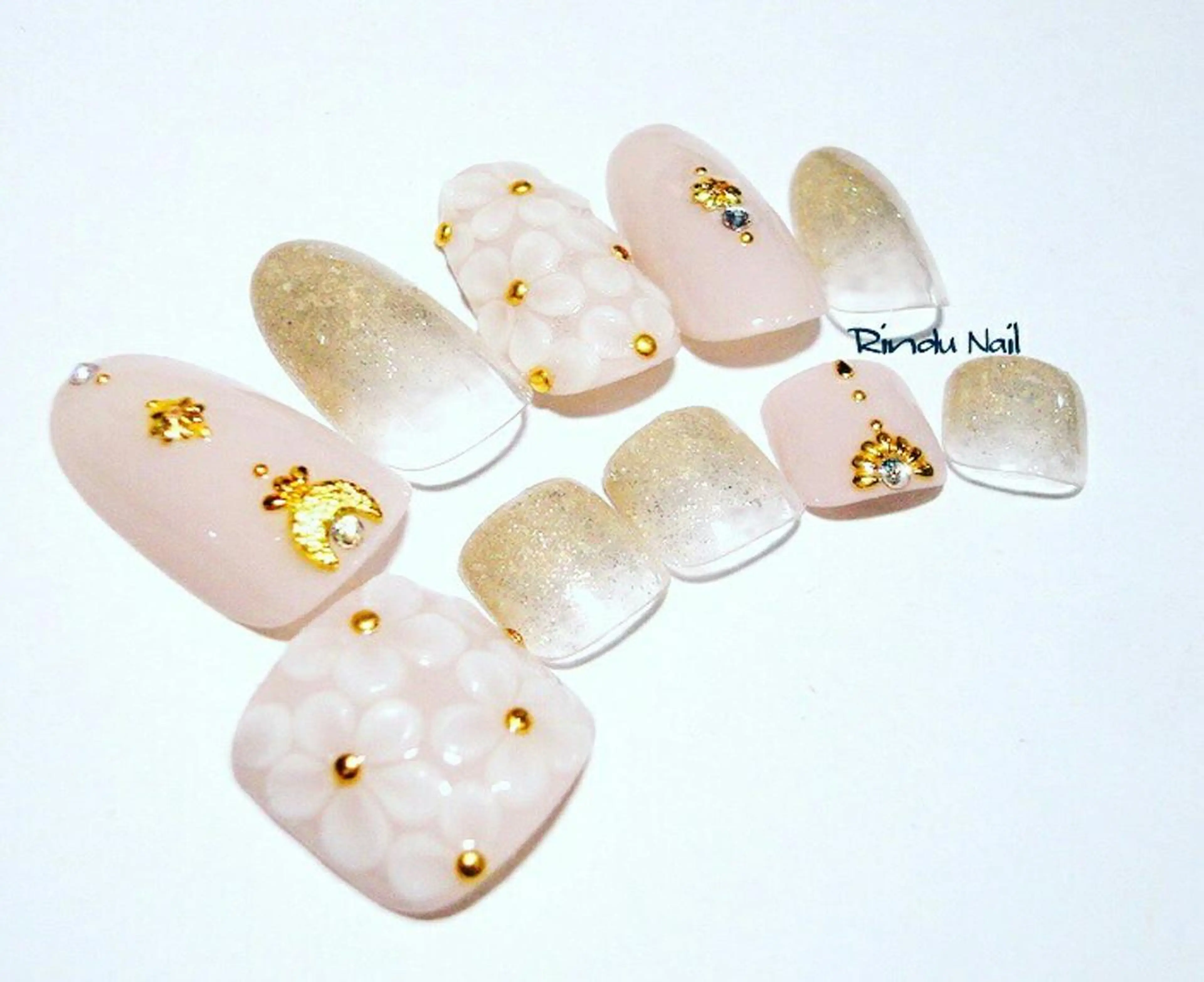 ネイル フットネイル Rindu Nail 名駅miniのネイルデザイン