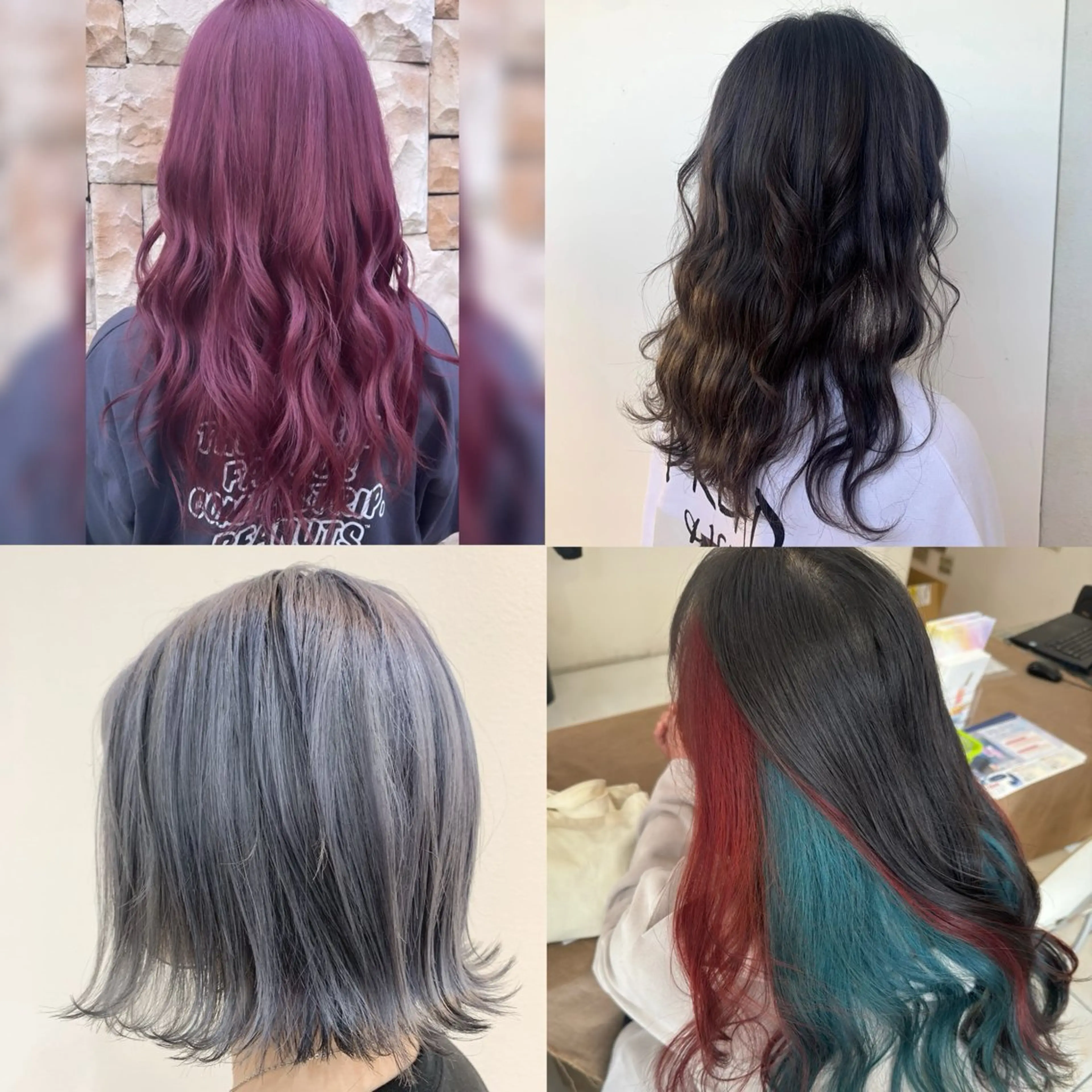 カラー カット ヘアカラー 縮毛矯正 トリートメント 【髪質改善特化】 艶髪/透明感カラーのヘアスタイル