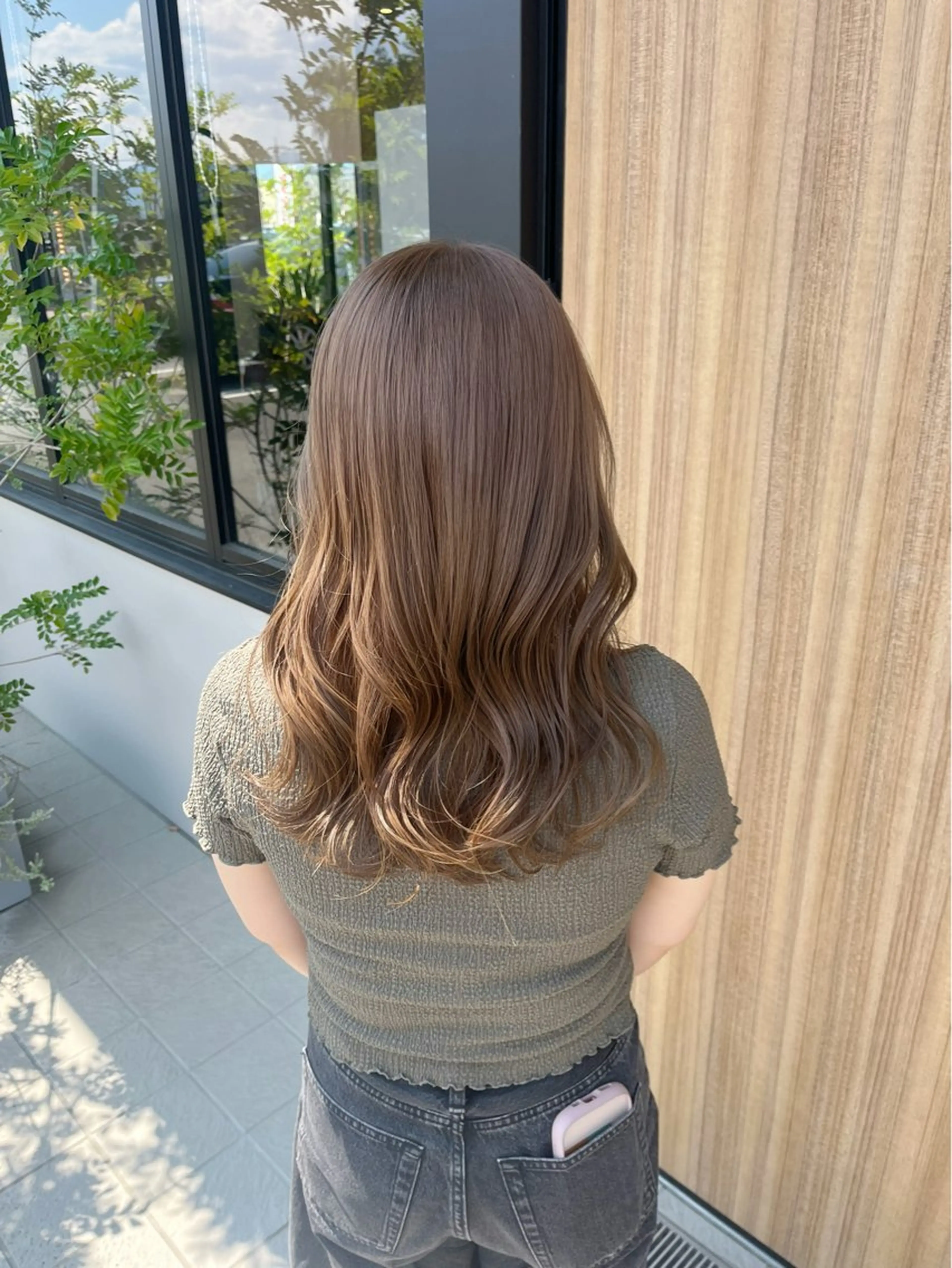 カラー 透明感カラー カット ヘアカラー トリートメント 福島 果音のヘアスタイル