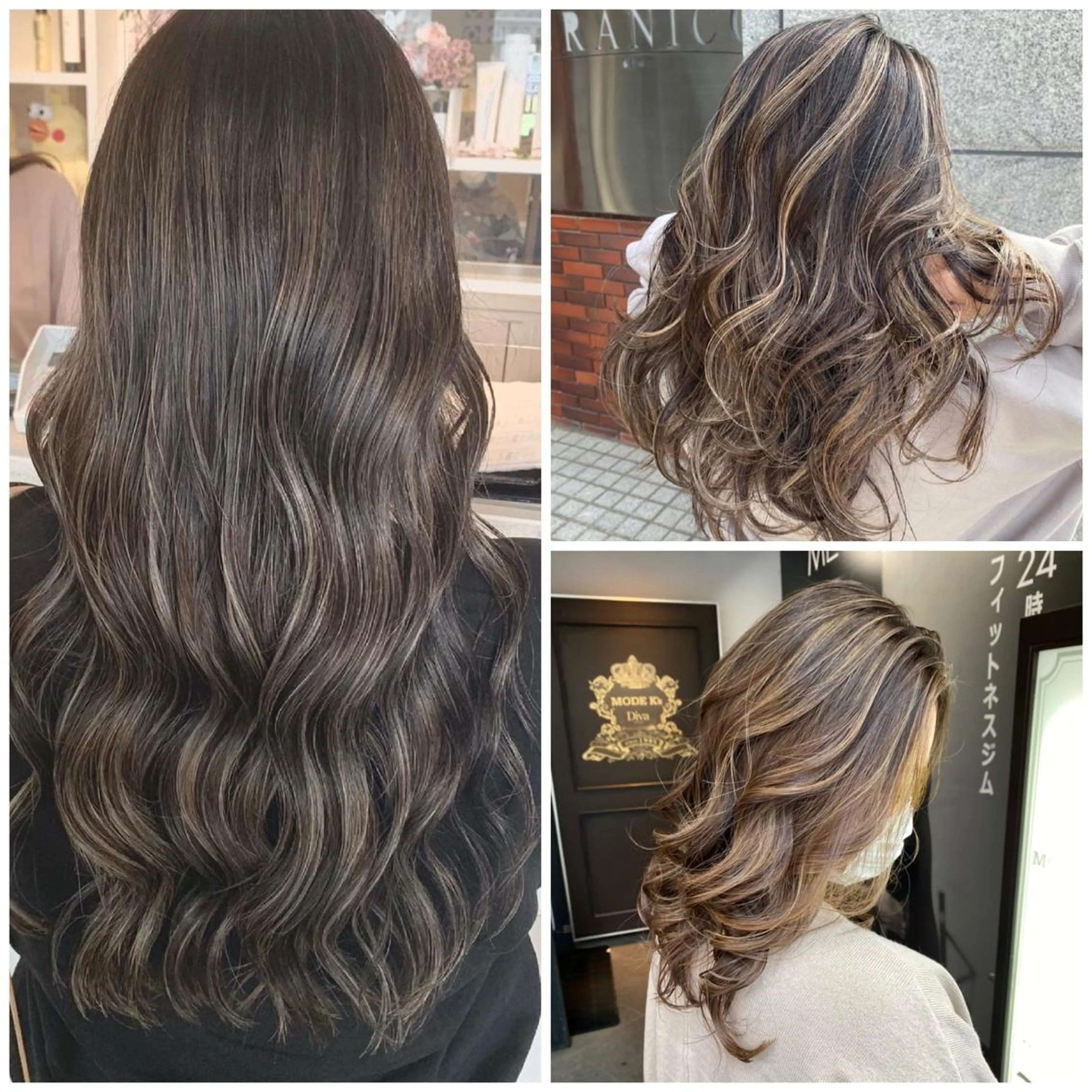 ミディアム カラー れい🫧 ハイトーン特化のヘアスタイル