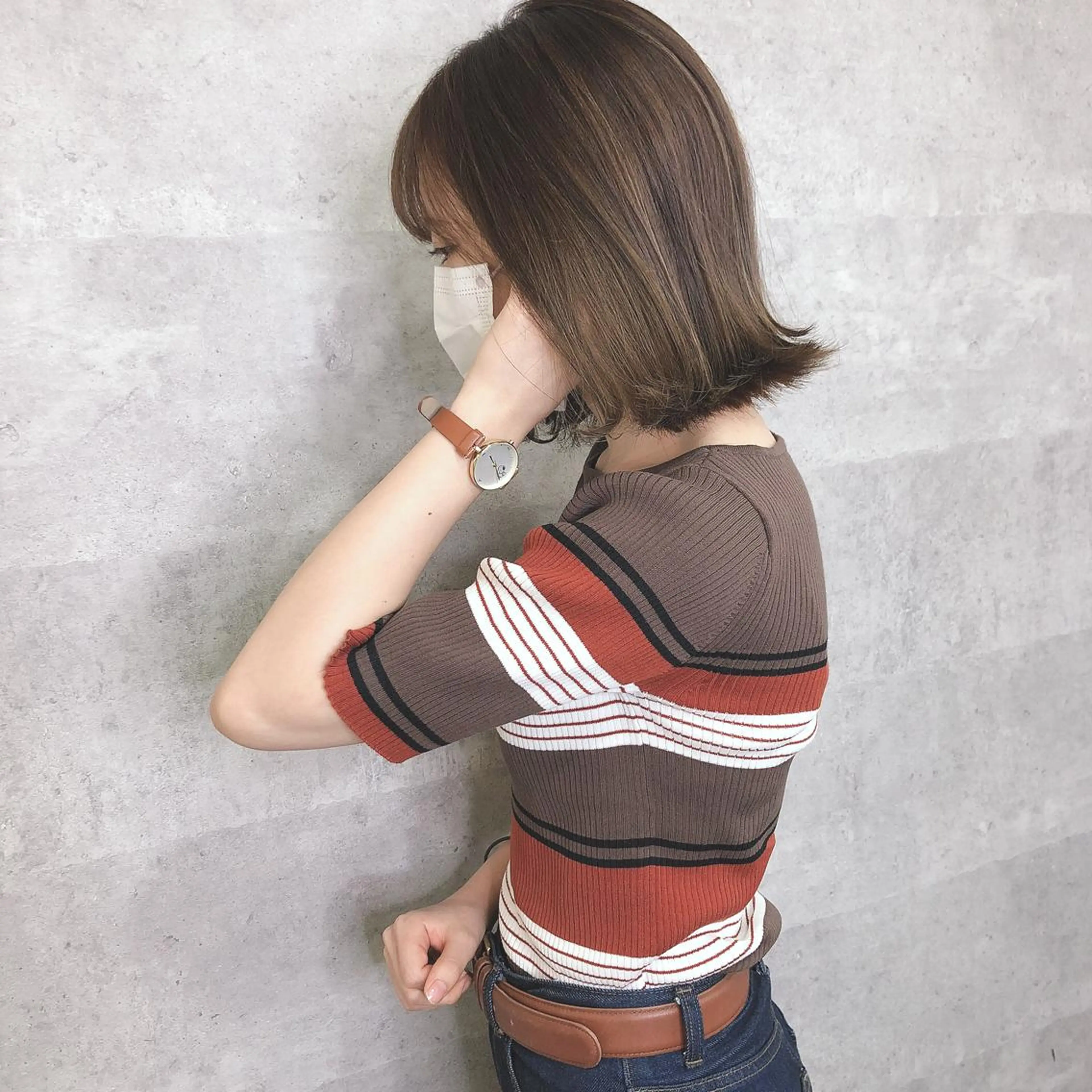 ショート カラー 髪質改善 中川　翔のヘアスタイル