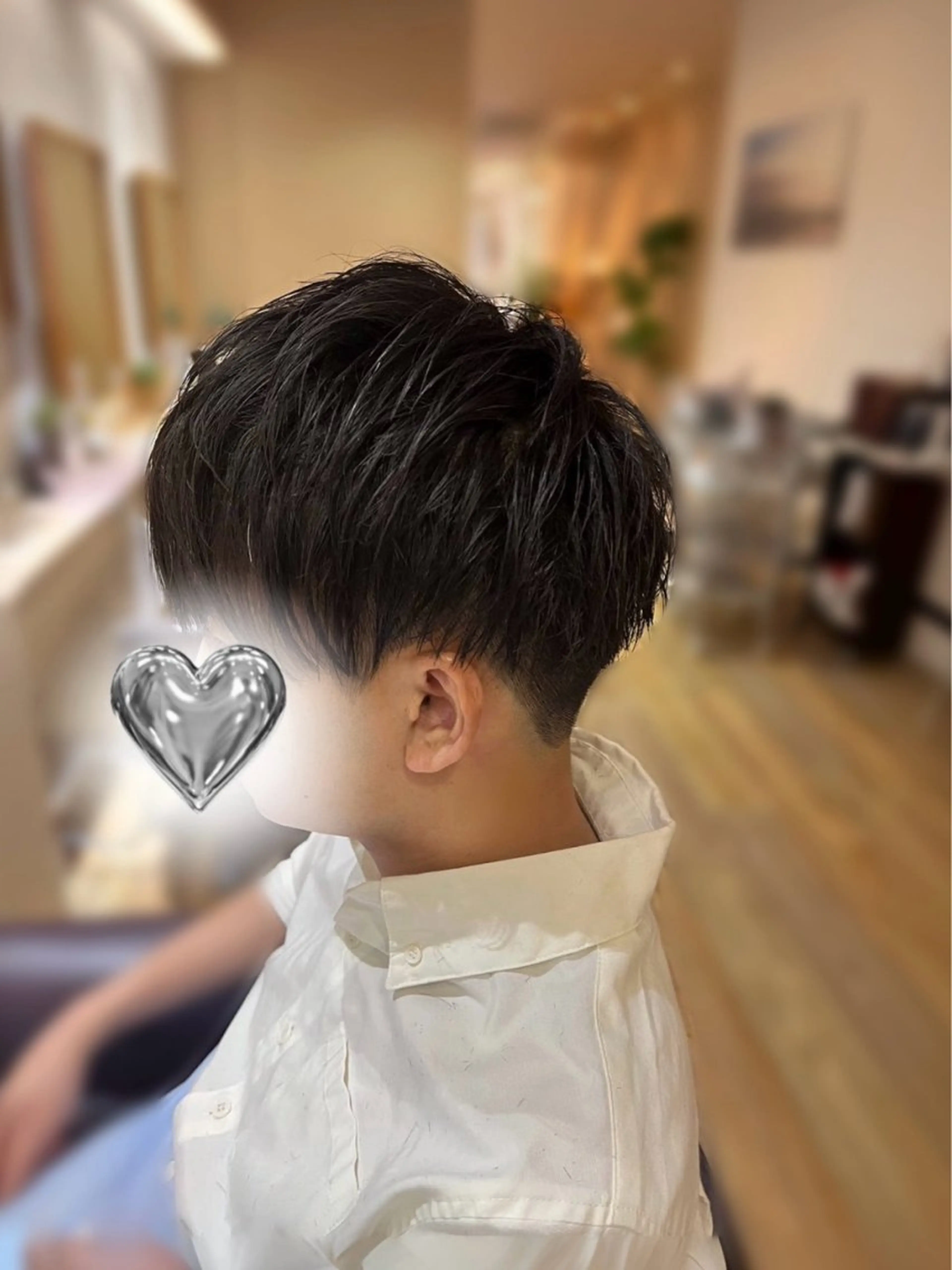 メンズ センターパート メンズ韓国風 マッシュ ·.⟡ 福田 彩乃 透明感カラー🪄🩵のヘアスタイル