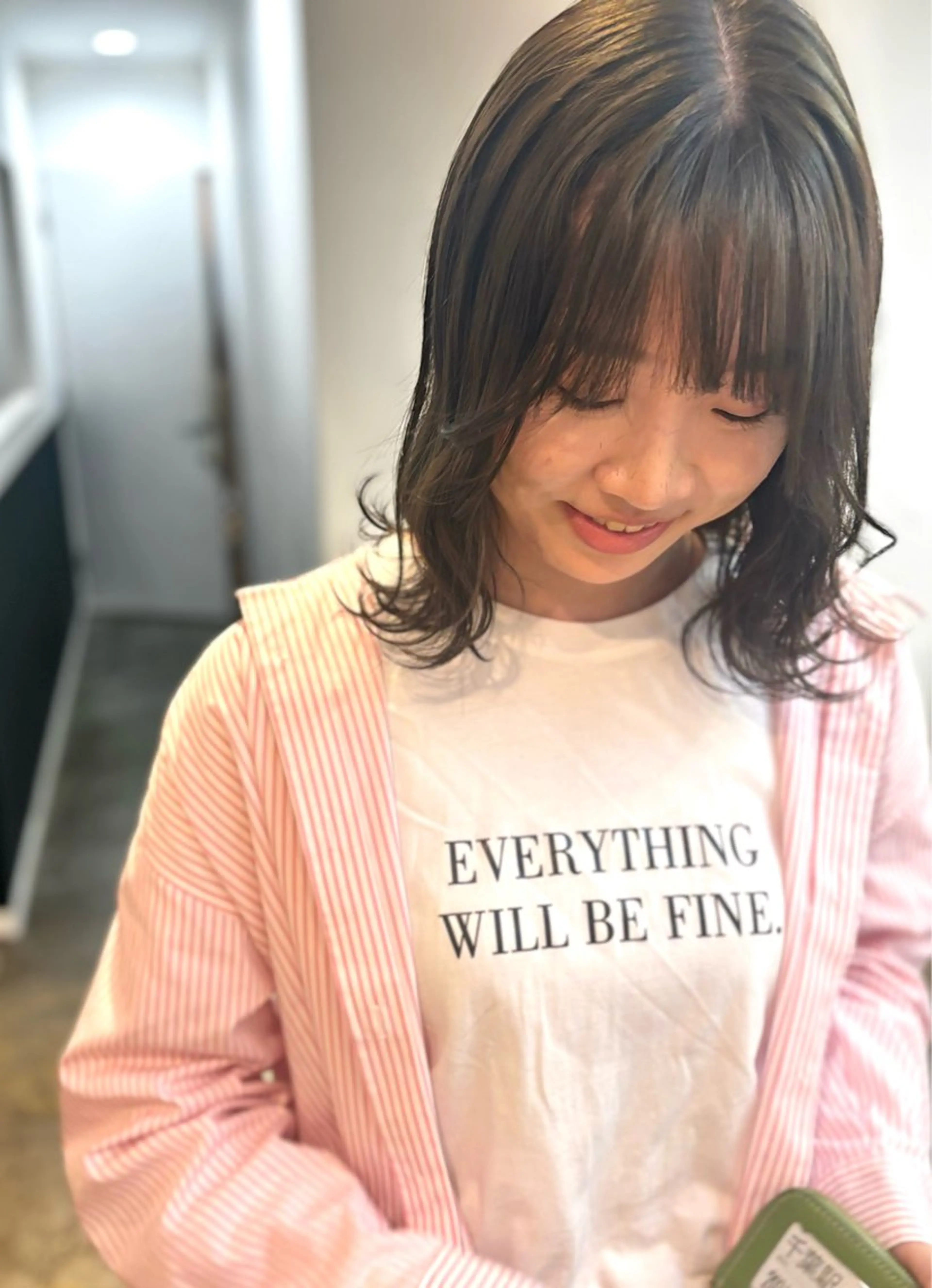 ミディアム レイヤーカット ☁️RIKA☁️ @ri2_____bのヘアスタイル