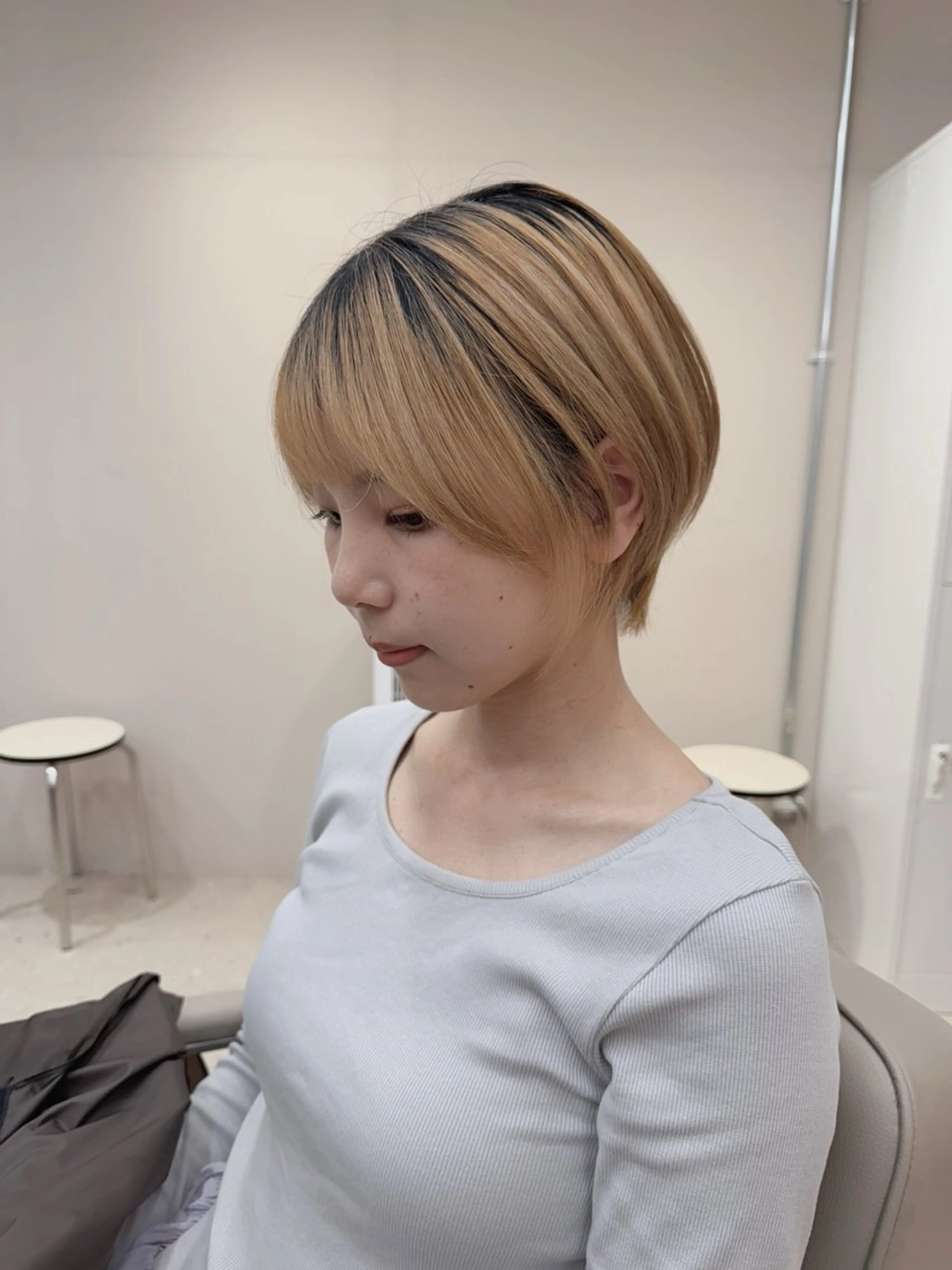 ショート くびれヘア ショートヘア ちえみ/ ボブ・ショート募集中のヘアスタイル