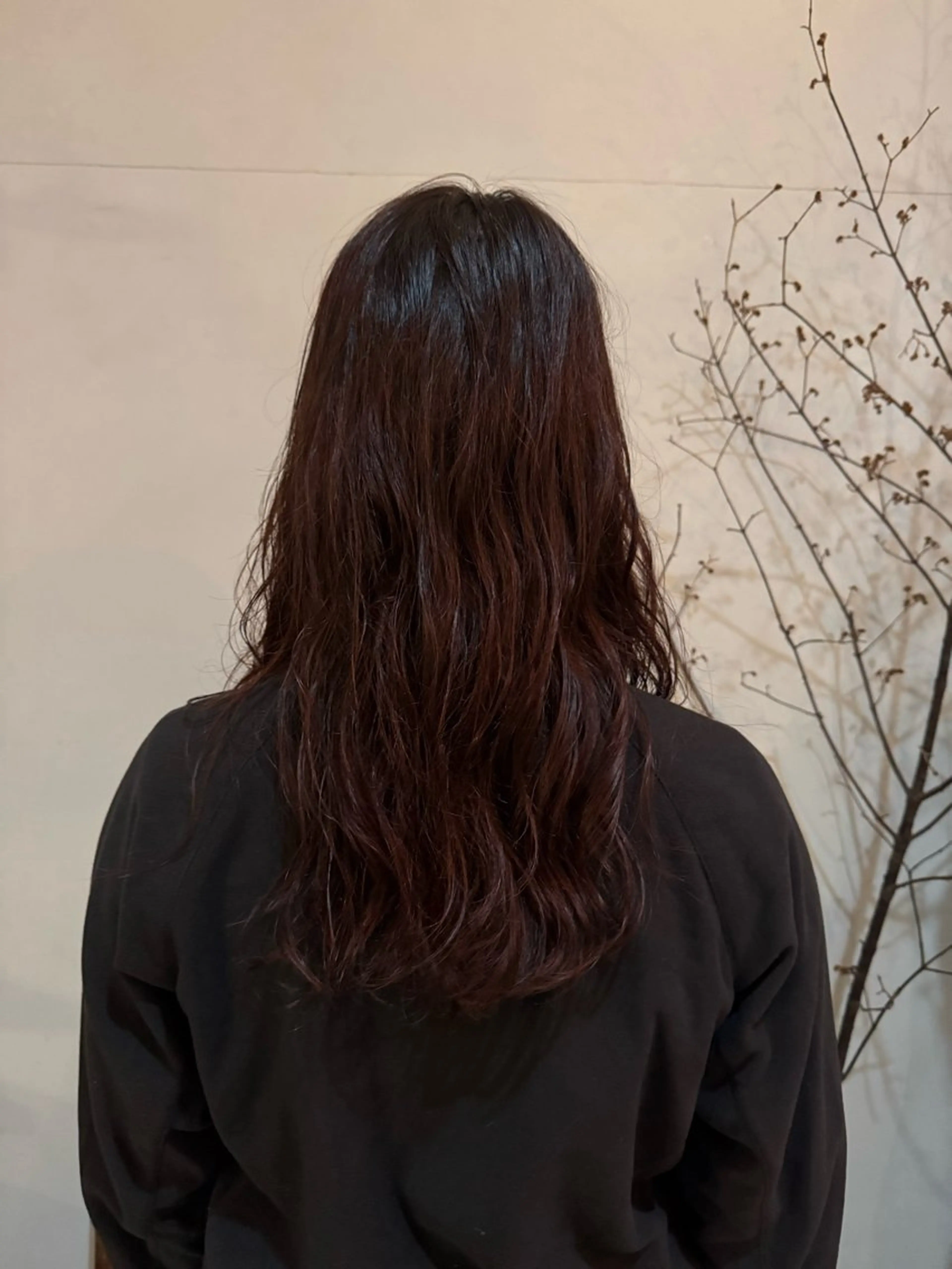 ロング カット パーマ トリートメント 梶原 悠矢のヘアスタイル