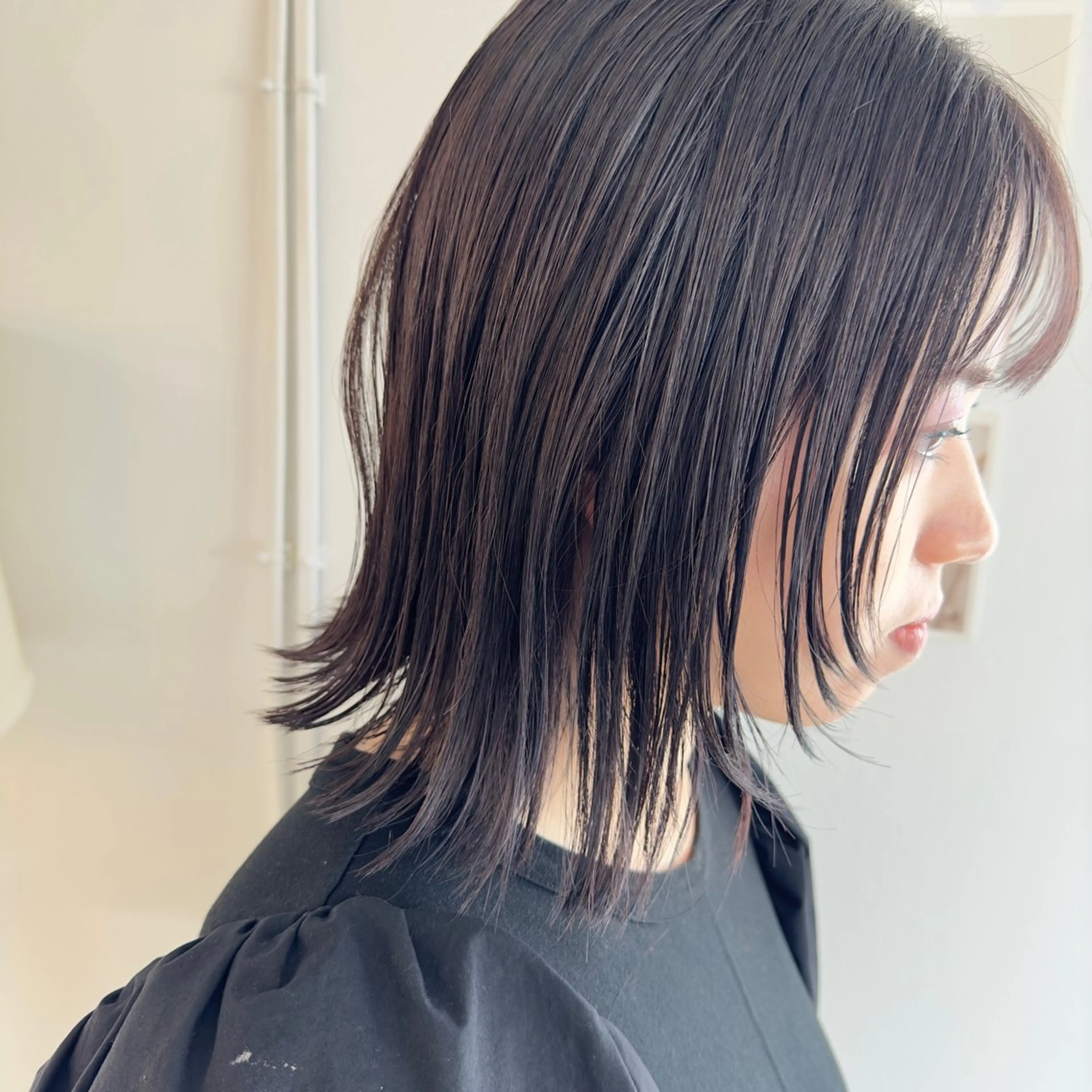 ミディアム カラー ヘアアレンジ カット ヘアカラー トリートメント ヘアセット ブリーチなし透け感/ マンツーマン/Ryoのヘアスタイル