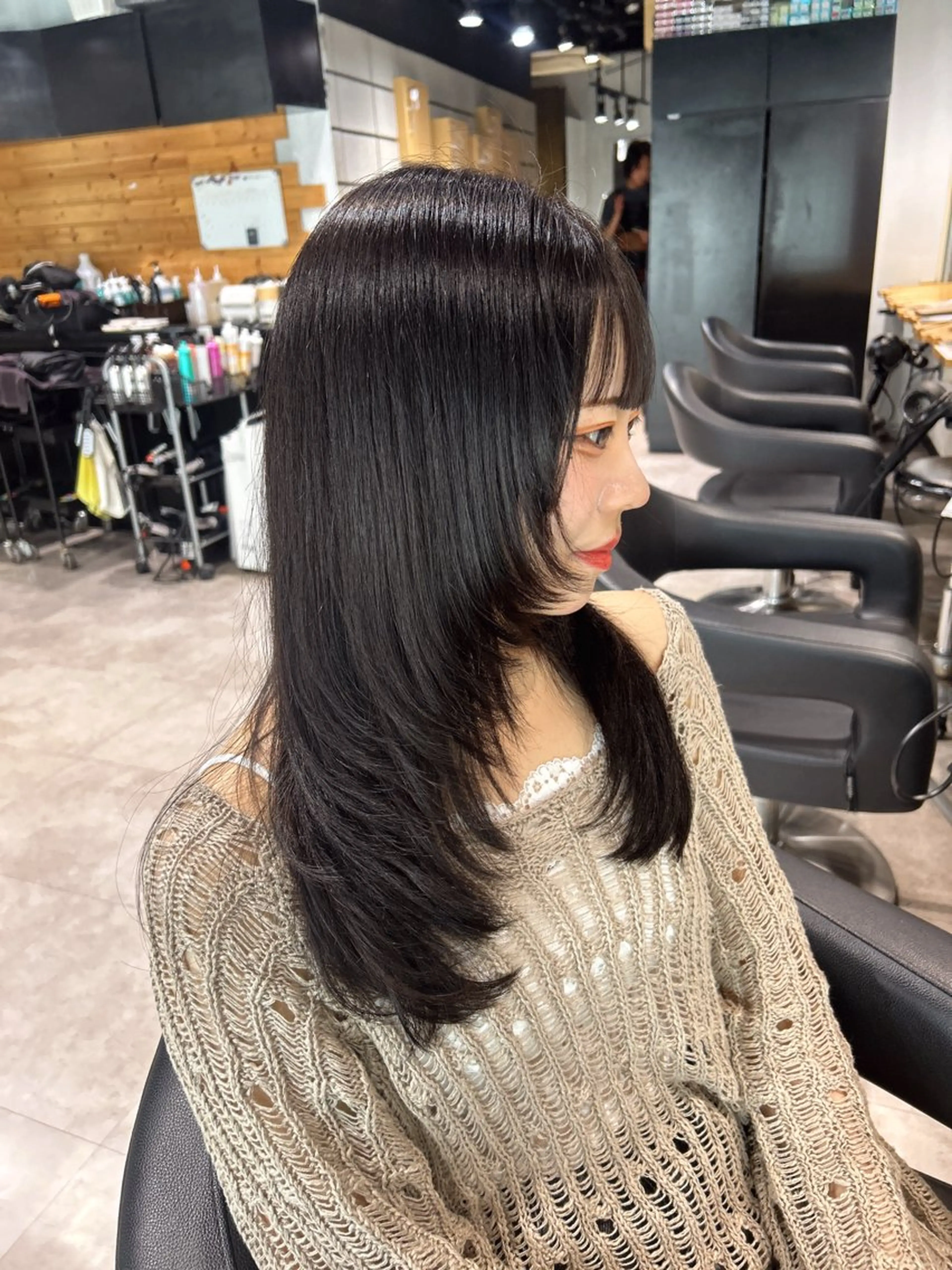 ロング カット トリートメント ヘッドスパ レイヤーStyle 🪽菜々実のヘアスタイル