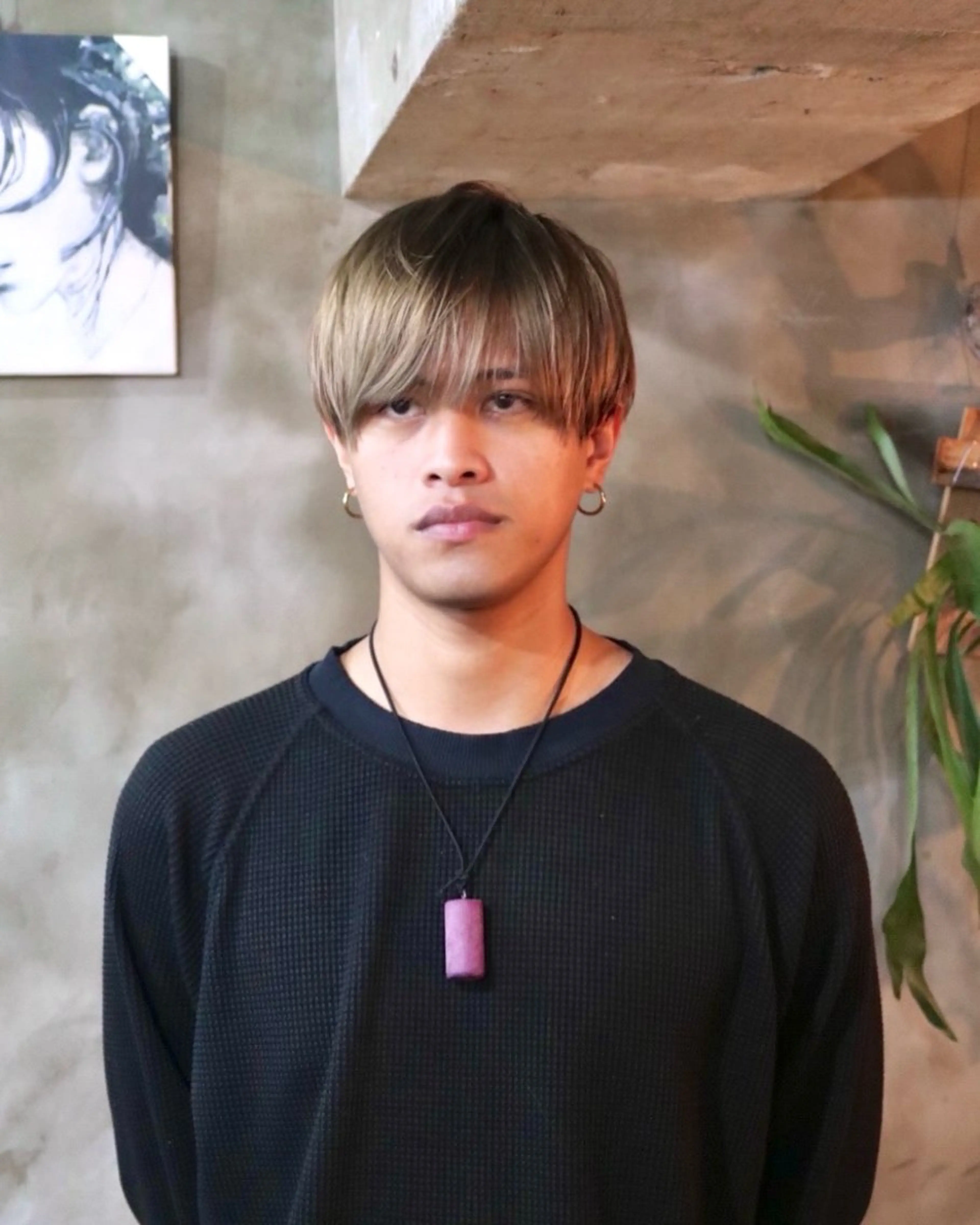 ショート カラー メンズ ヘアカラー トリートメント 木村陸弥 似合わせ 透明感カラー🌿のヘアスタイル