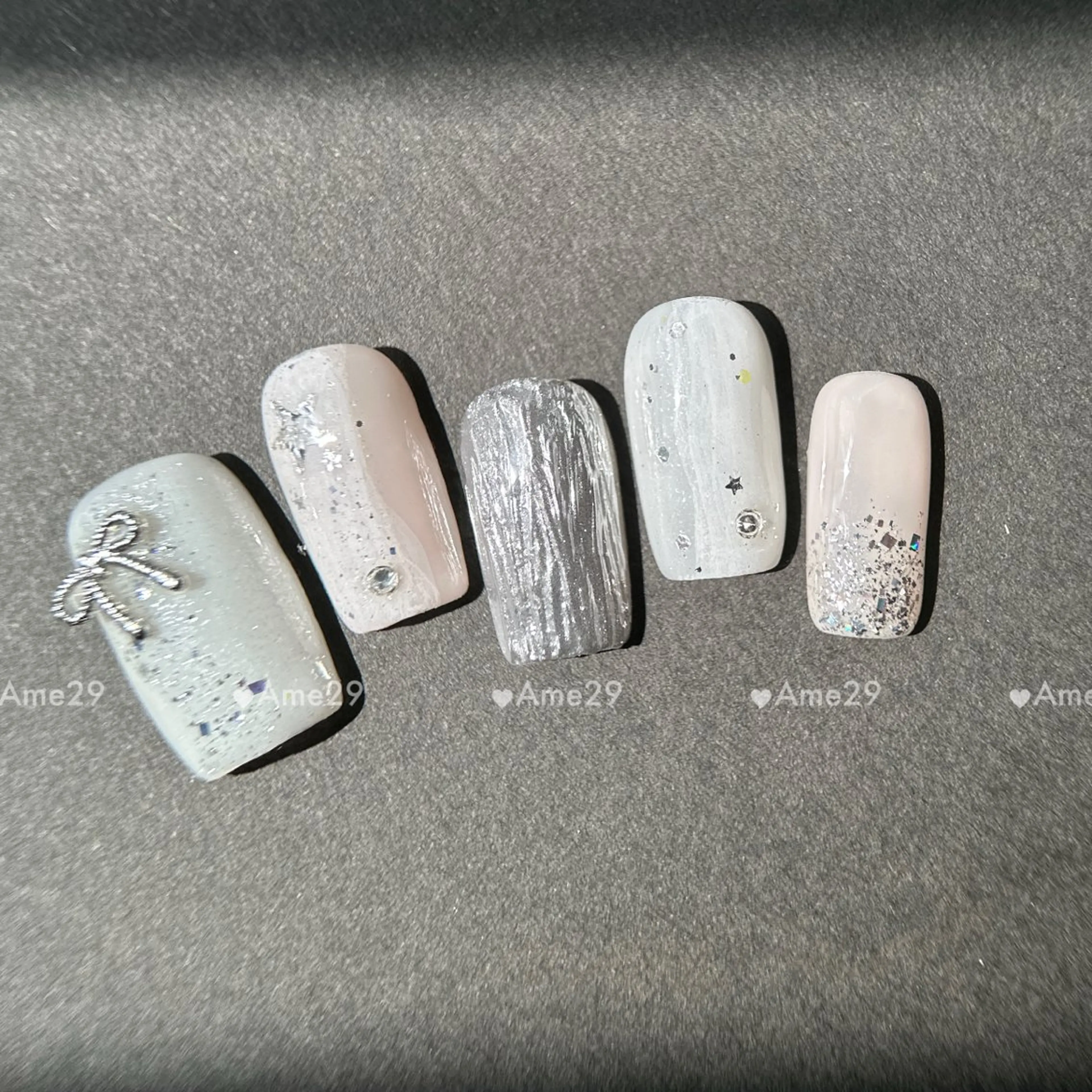 ネイル 長さ出し ネイルチップ AME29 Nail ネイルサロンのネイルデザイン
