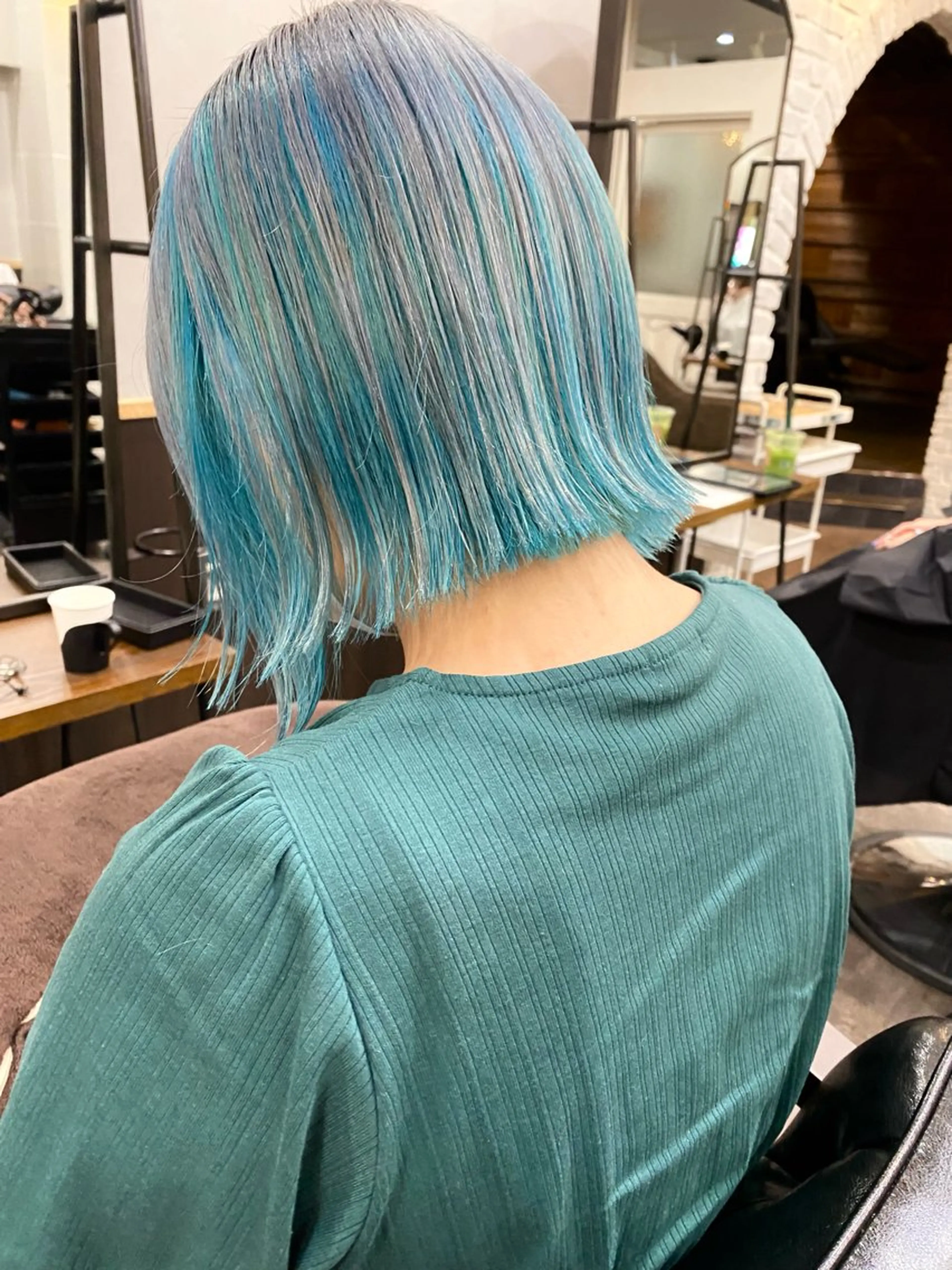 ショート カット ヘアカラー トリートメント 💖透明感カラー HAYATO💖のヘアスタイル