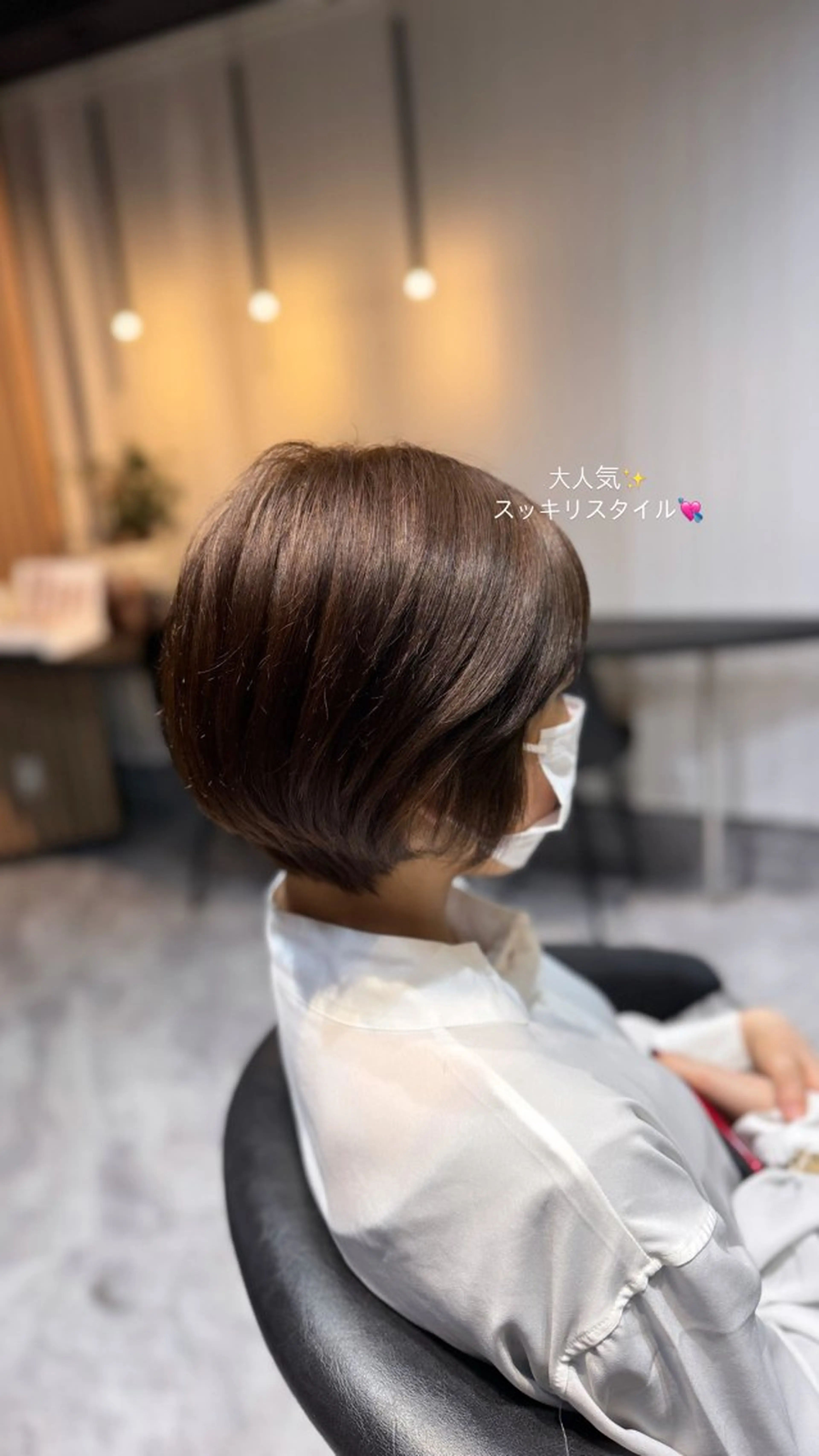 ショート ショートヘア 韓国艶髪/透明感 カラー/ひなののヘアスタイル