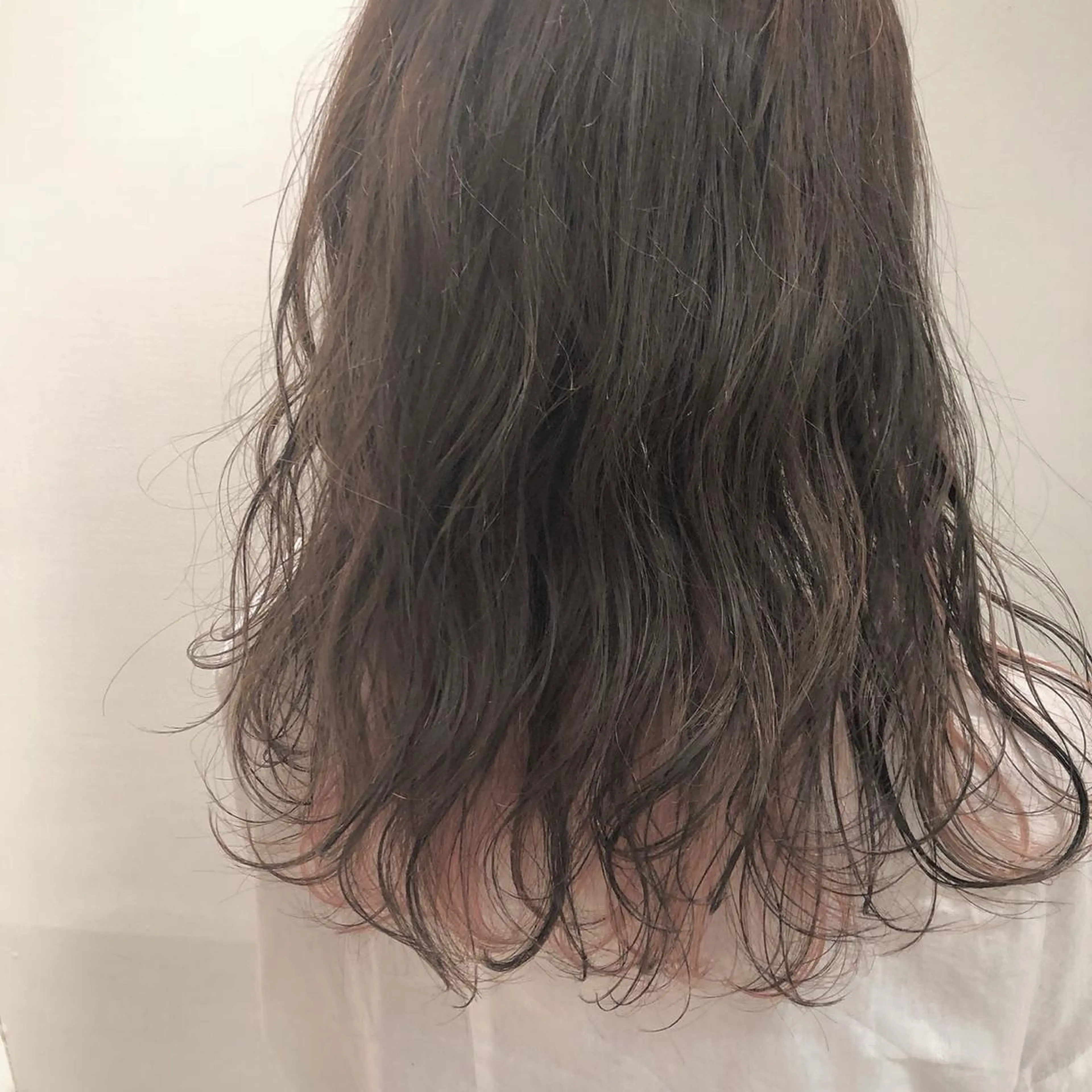 セミロング カラー インナーカラー ピンクカラー マンツーマン美容師 立川　♡MIHO♡のヘアスタイル