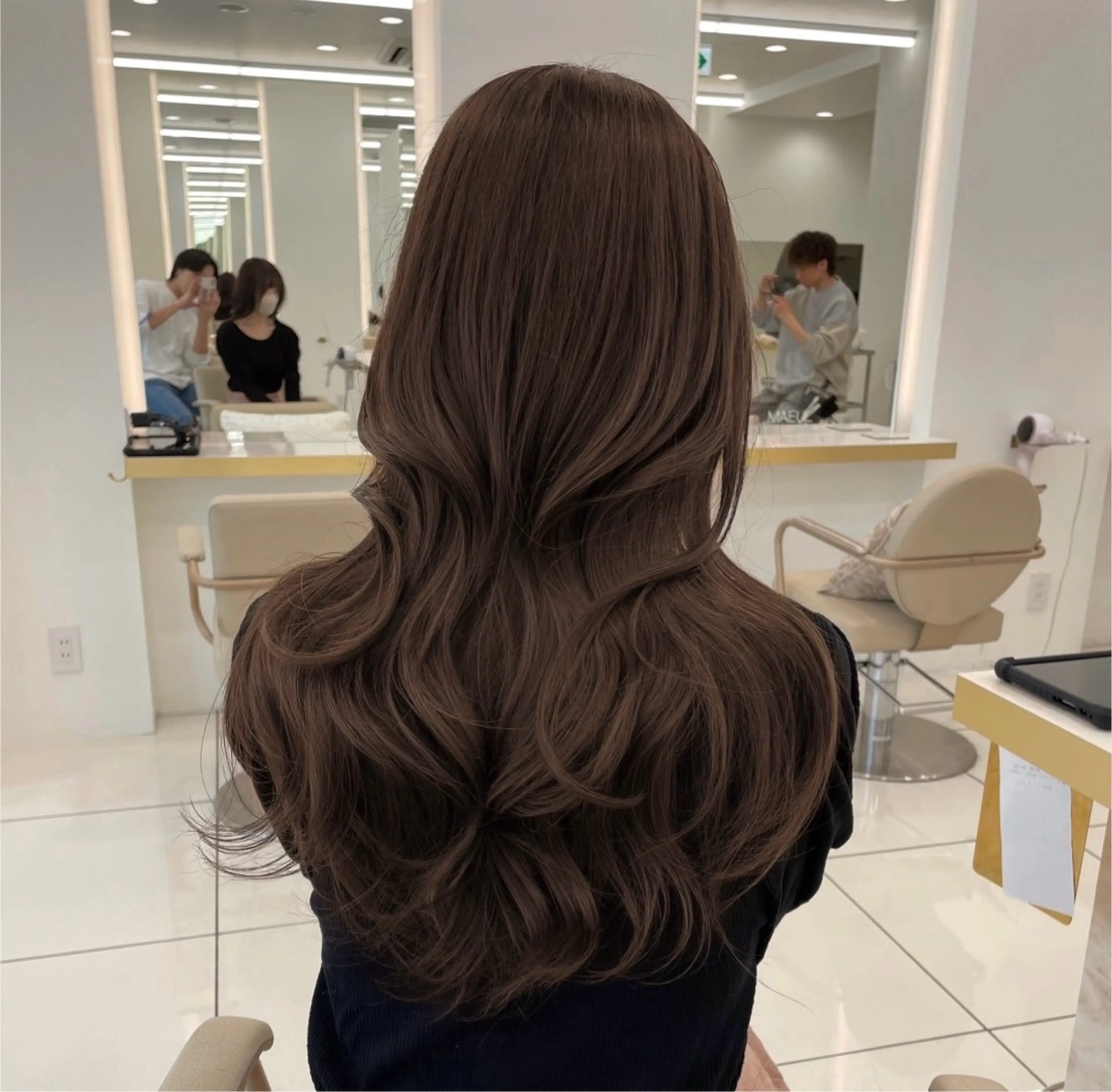 ✨ミニモ限定✨透明感カラー+リペアトリートメント　#ベージュ#グレージュの写真