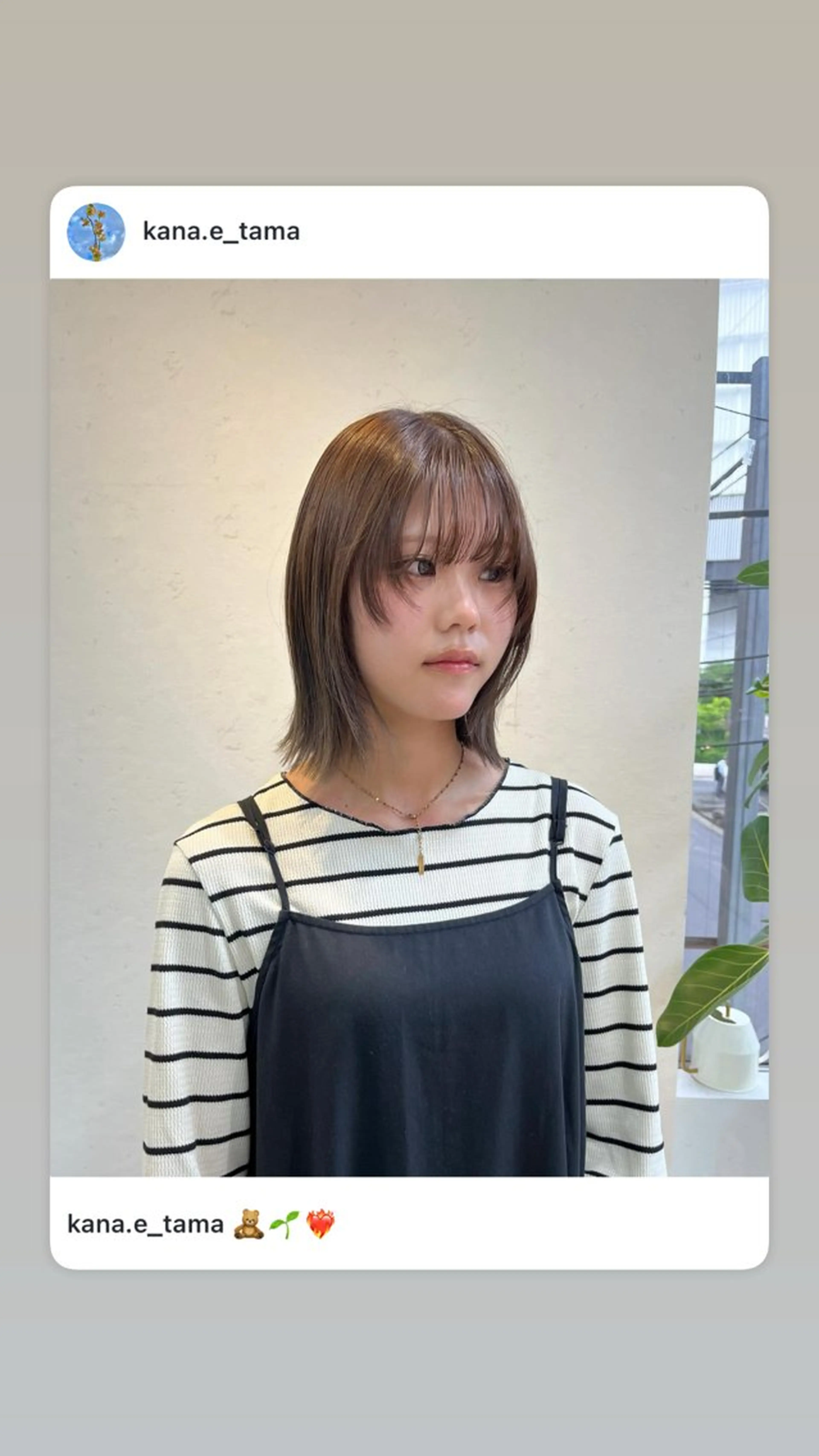 ミディアム L amp柏🌱 tamaのヘアスタイル