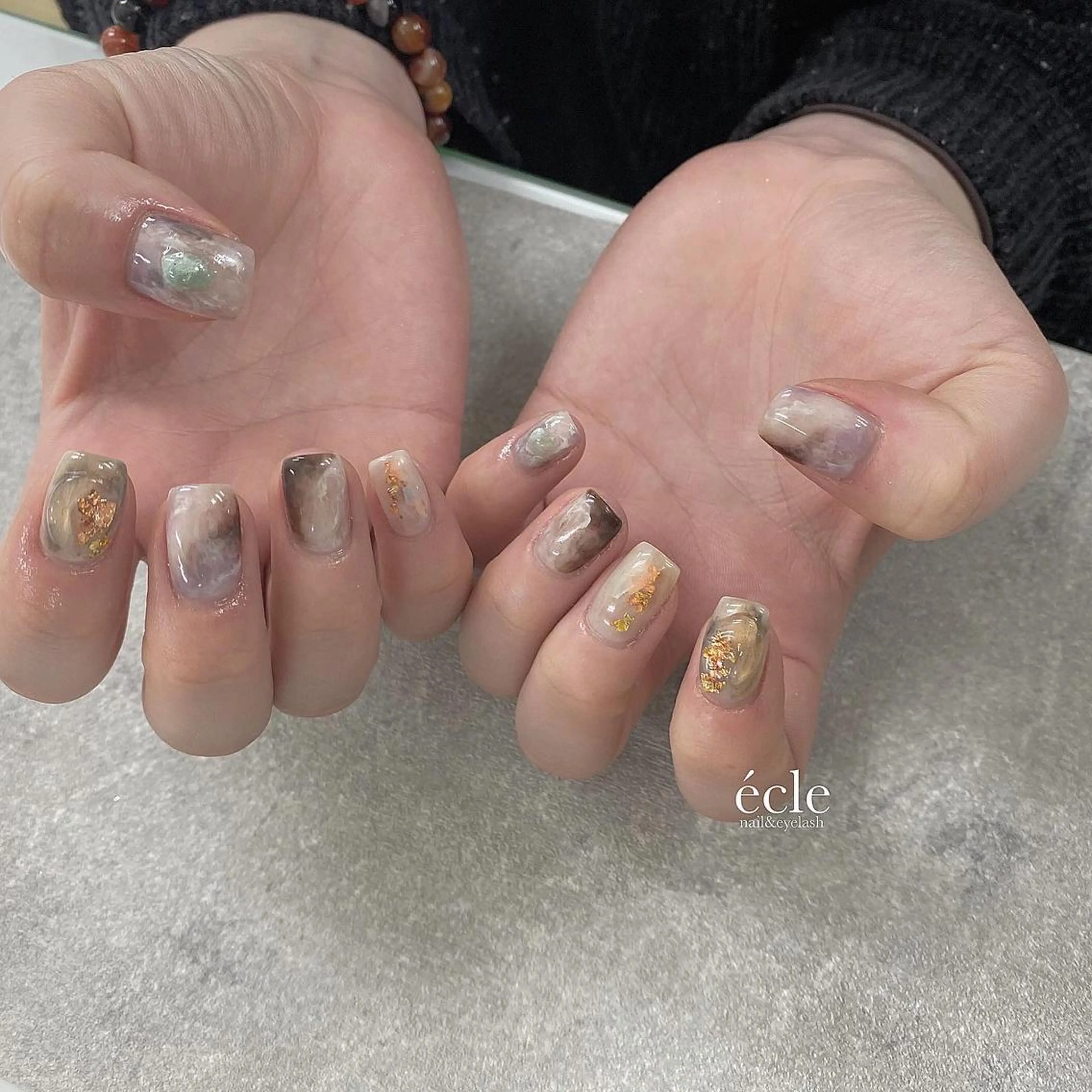 ネイル écle nail&eyeのネイルデザイン