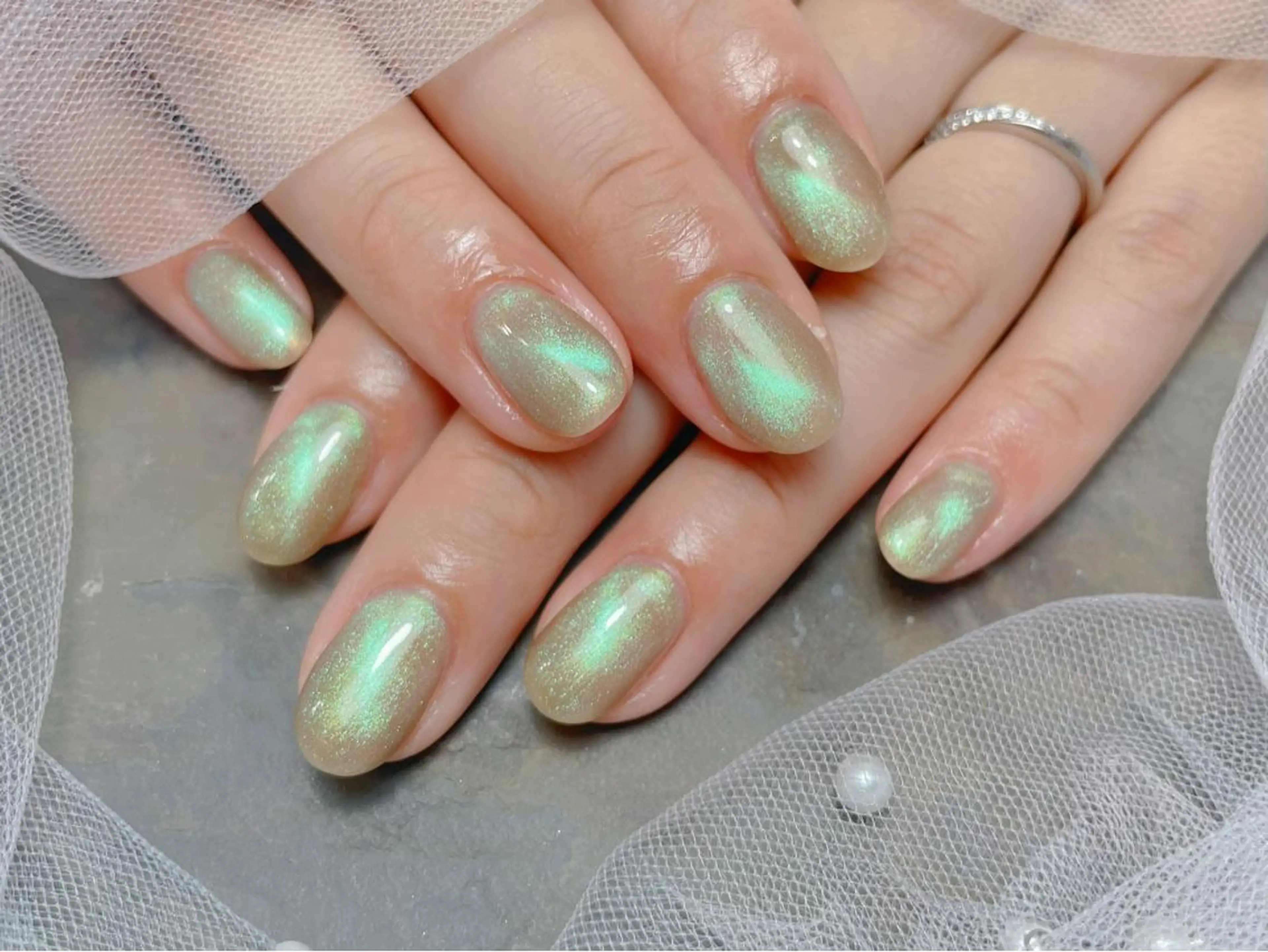 ネイル マジック ミラーのネイルデザイン